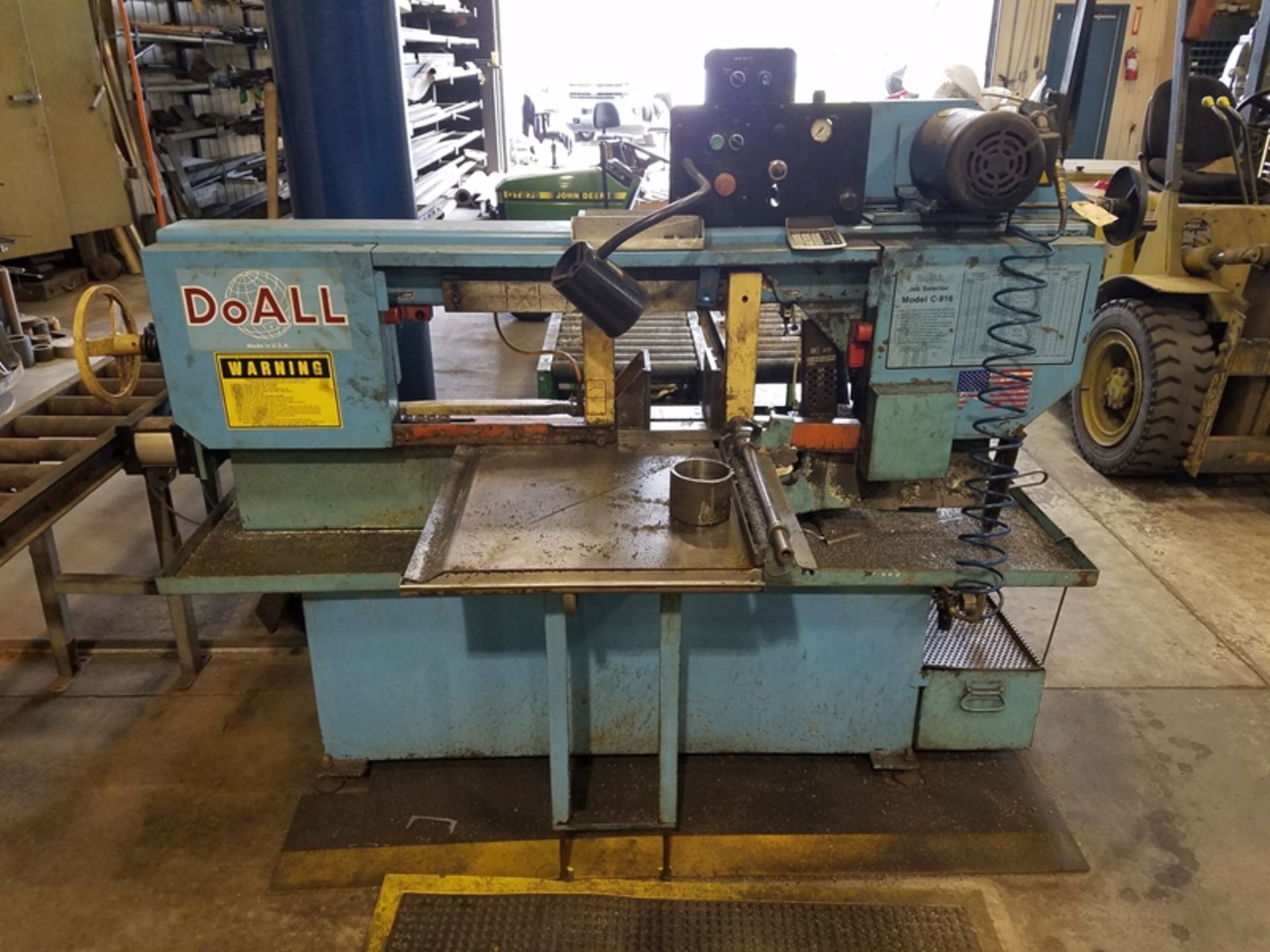 Do-ALL C-916S Horizontal saw 3 phase Model C916DSser # 50396961 Model C916DS ser # 50396961