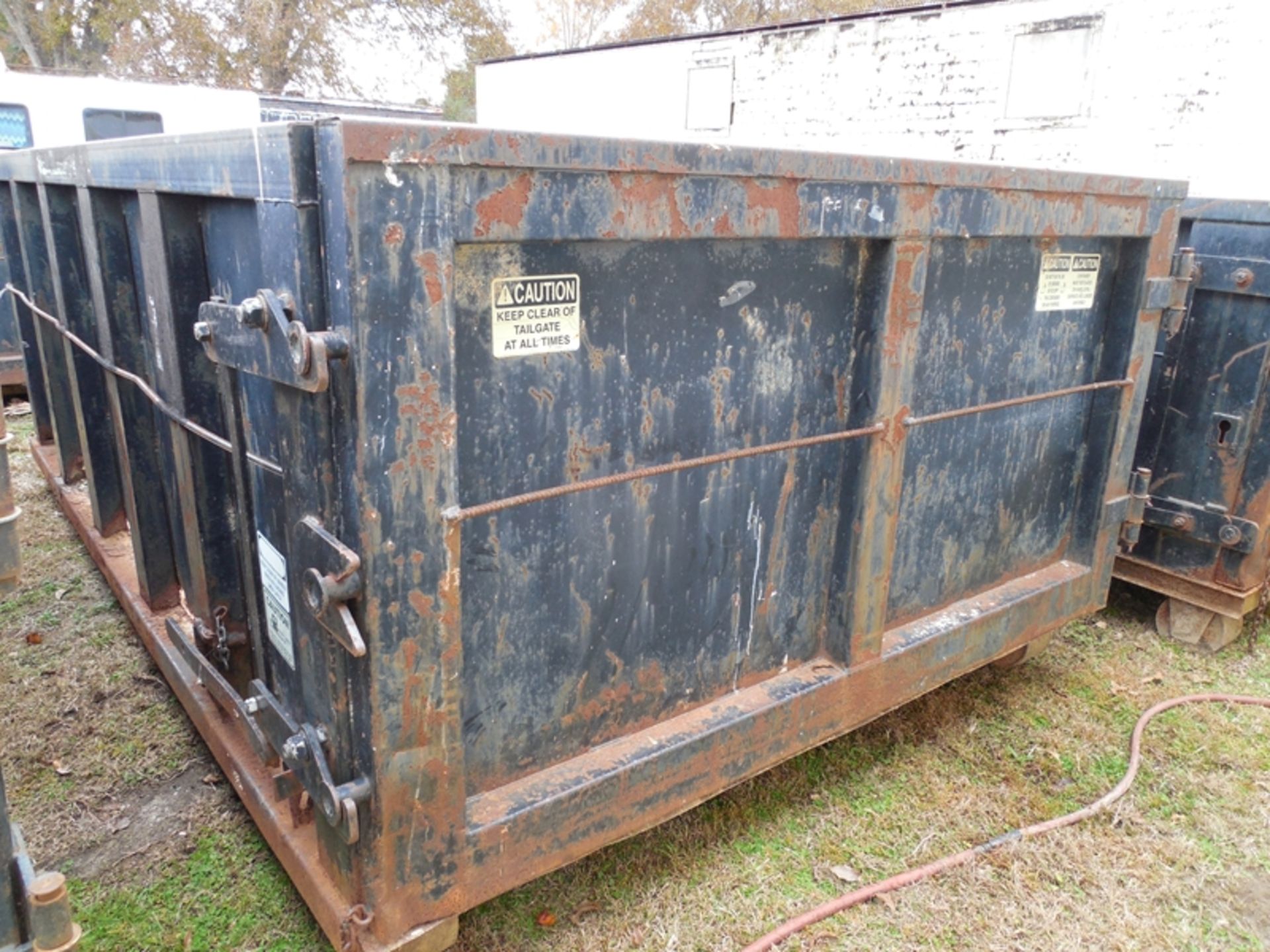 NU LIFE 14 cubic yard "roll-off"container containers used with Truck invenotry number 39containers - Image 2 of 3