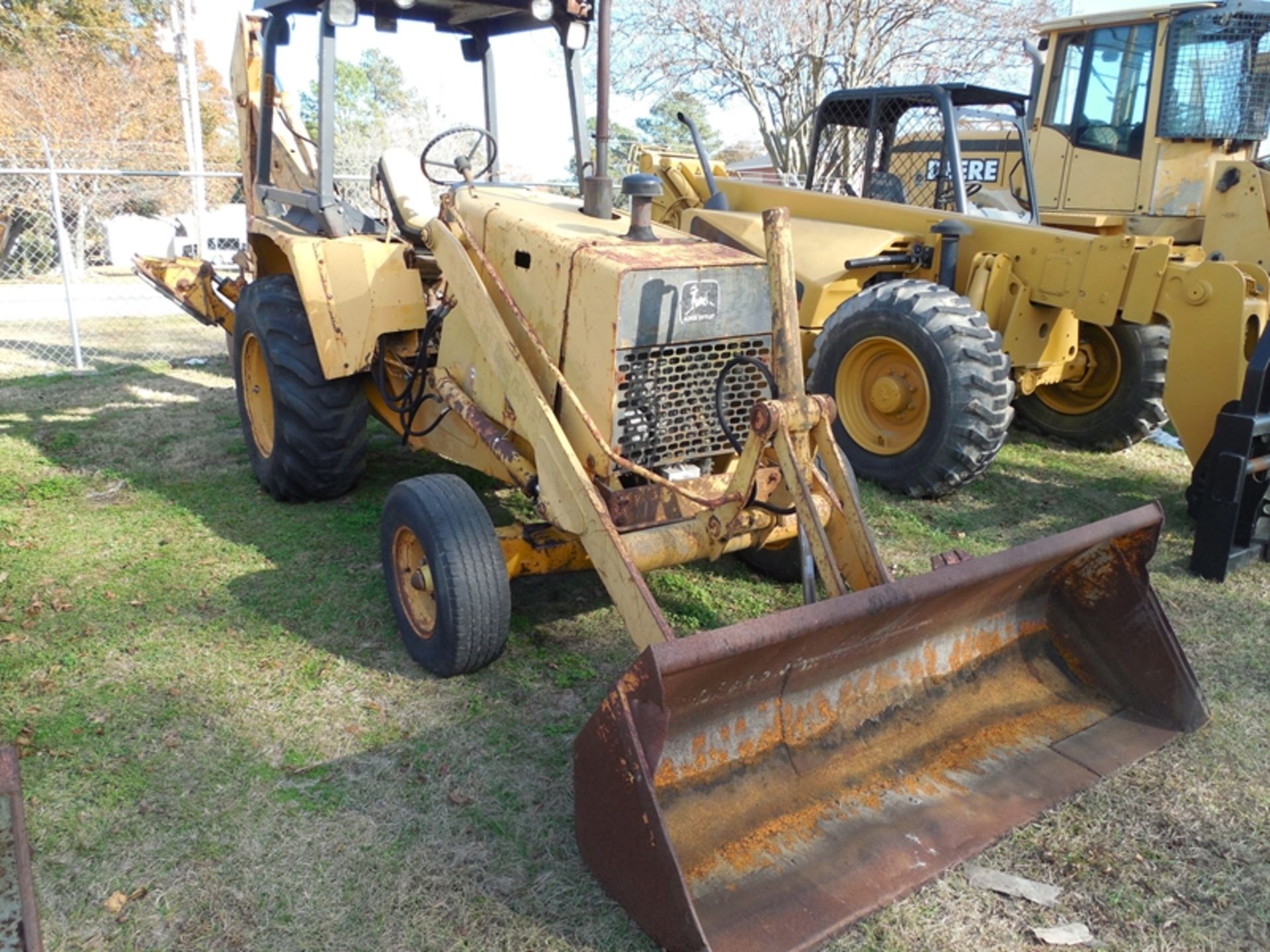 JD 210C backhoe TO210CA725953 hrs unknown hrs unknown