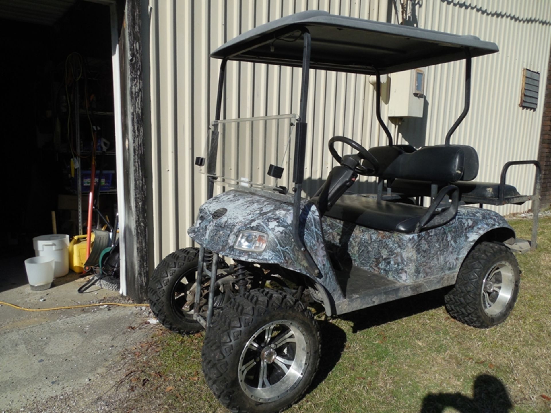 Ruff Tufff electric golf cart camo lift kit on board charger lift kit on board charger