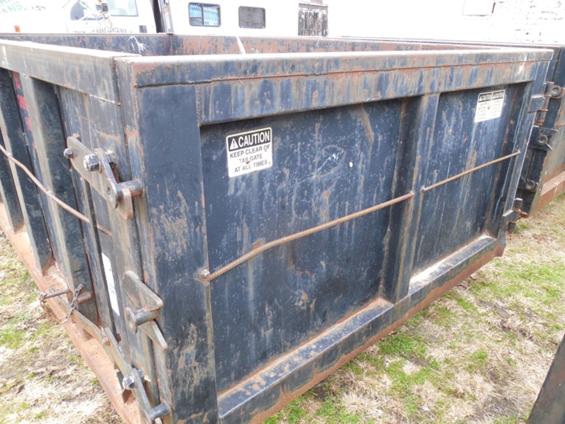 NU LIFE 14 cubic yard "roll-off"container containers used with Truck invenotry number 39containers - Image 2 of 3