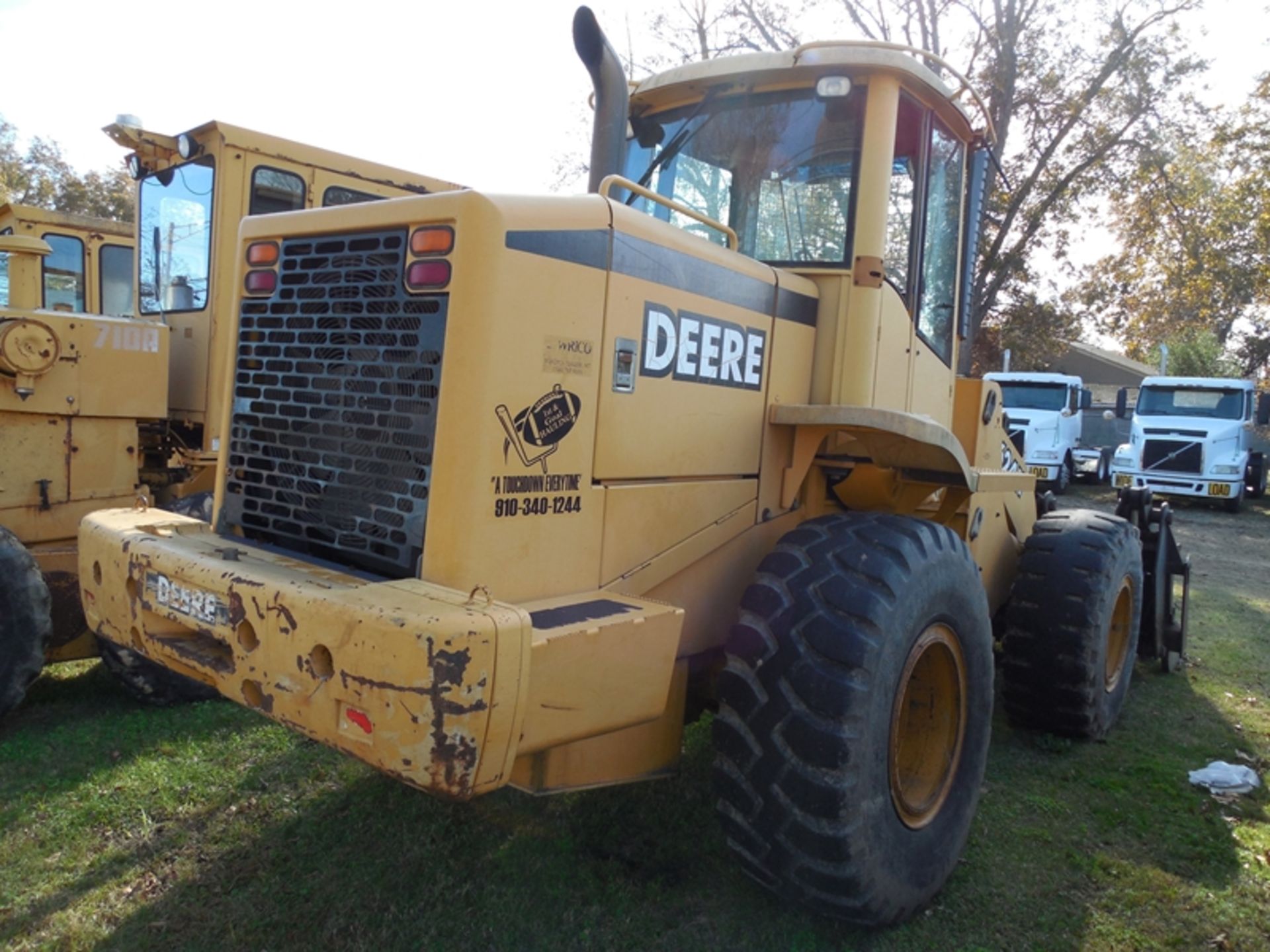 Deere 624H loader with grab forks 18,927 hrs vin# DW624X579183 vin# DW624X579183 - Image 4 of 6