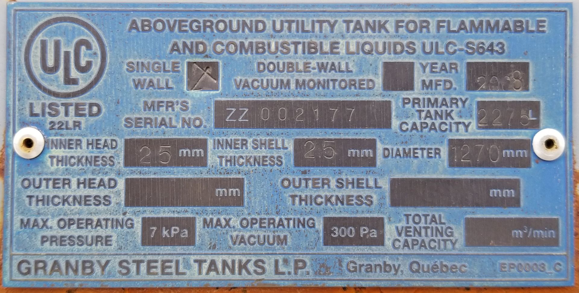 GPI Fuel tank - Image 5 of 5