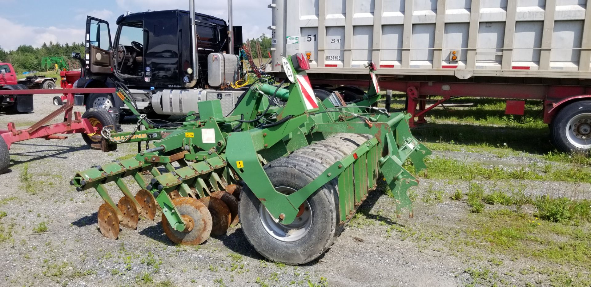 AMAZONE CATROS 4001T verticalt Tiller approx. 13' with roller and hydraulic lift - Image 3 of 5