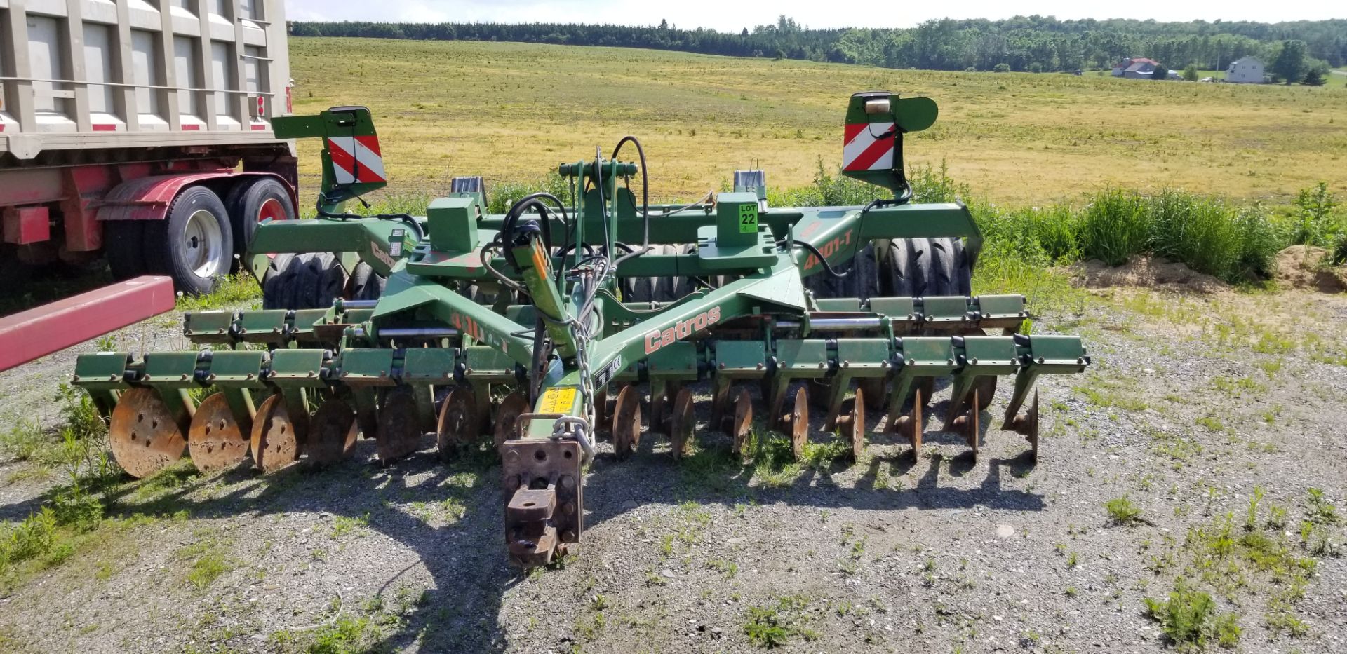 AMAZONE CATROS 4001T verticalt Tiller approx. 13' with roller and hydraulic lift - Image 2 of 5