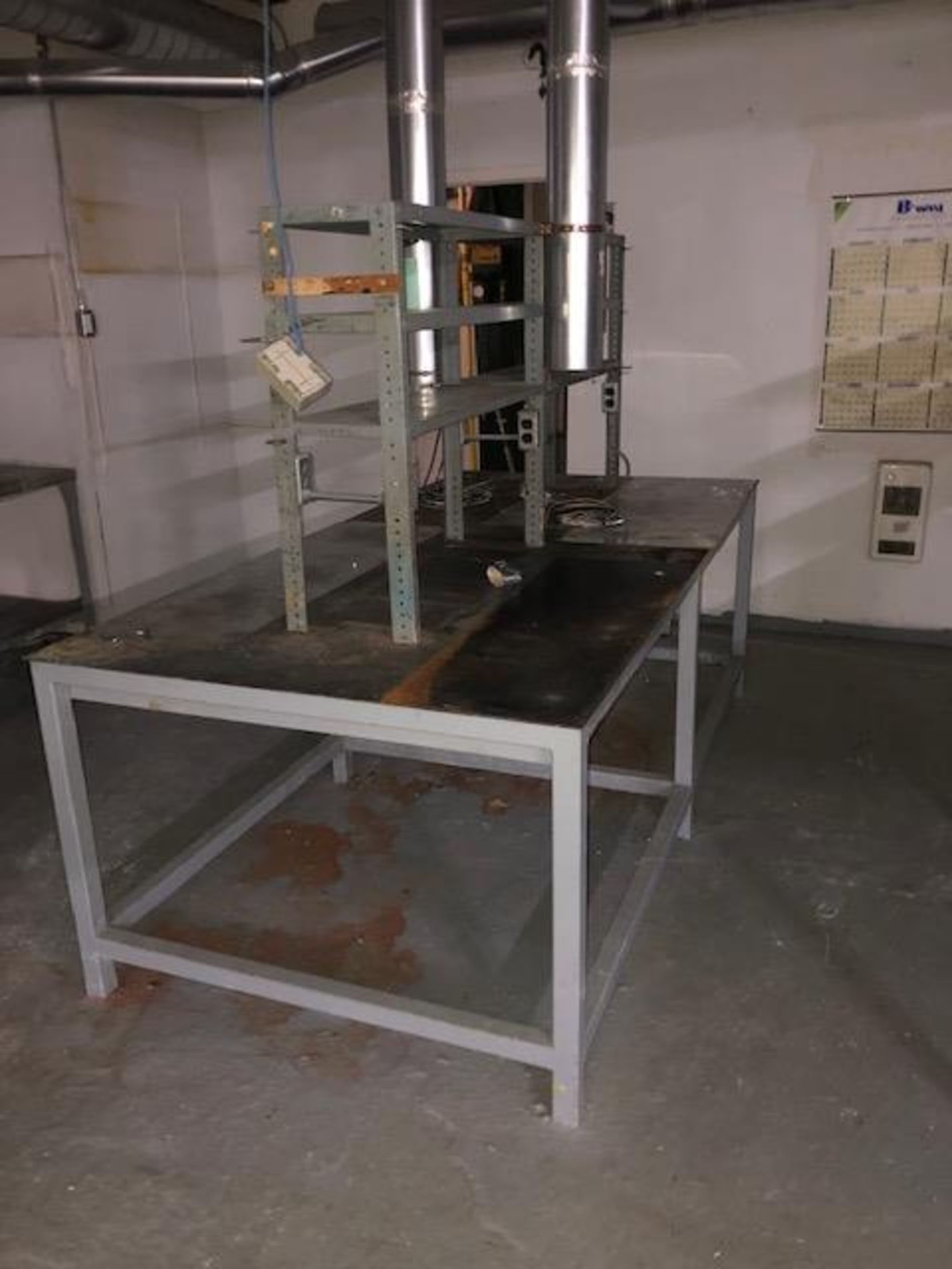 (5) Working table steel 4' x 8'