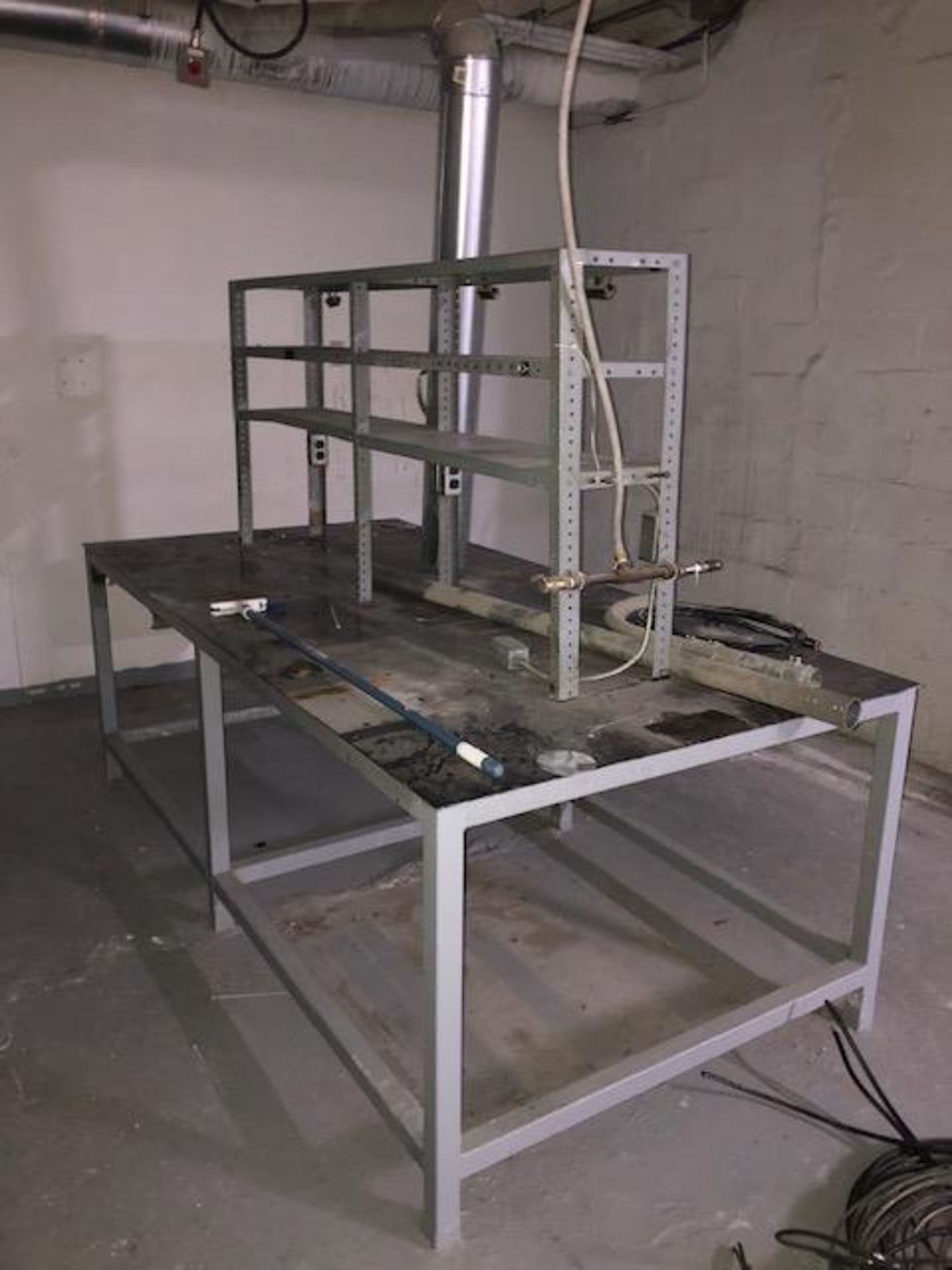 (5) Working table steel 4' x 8' - Image 2 of 3