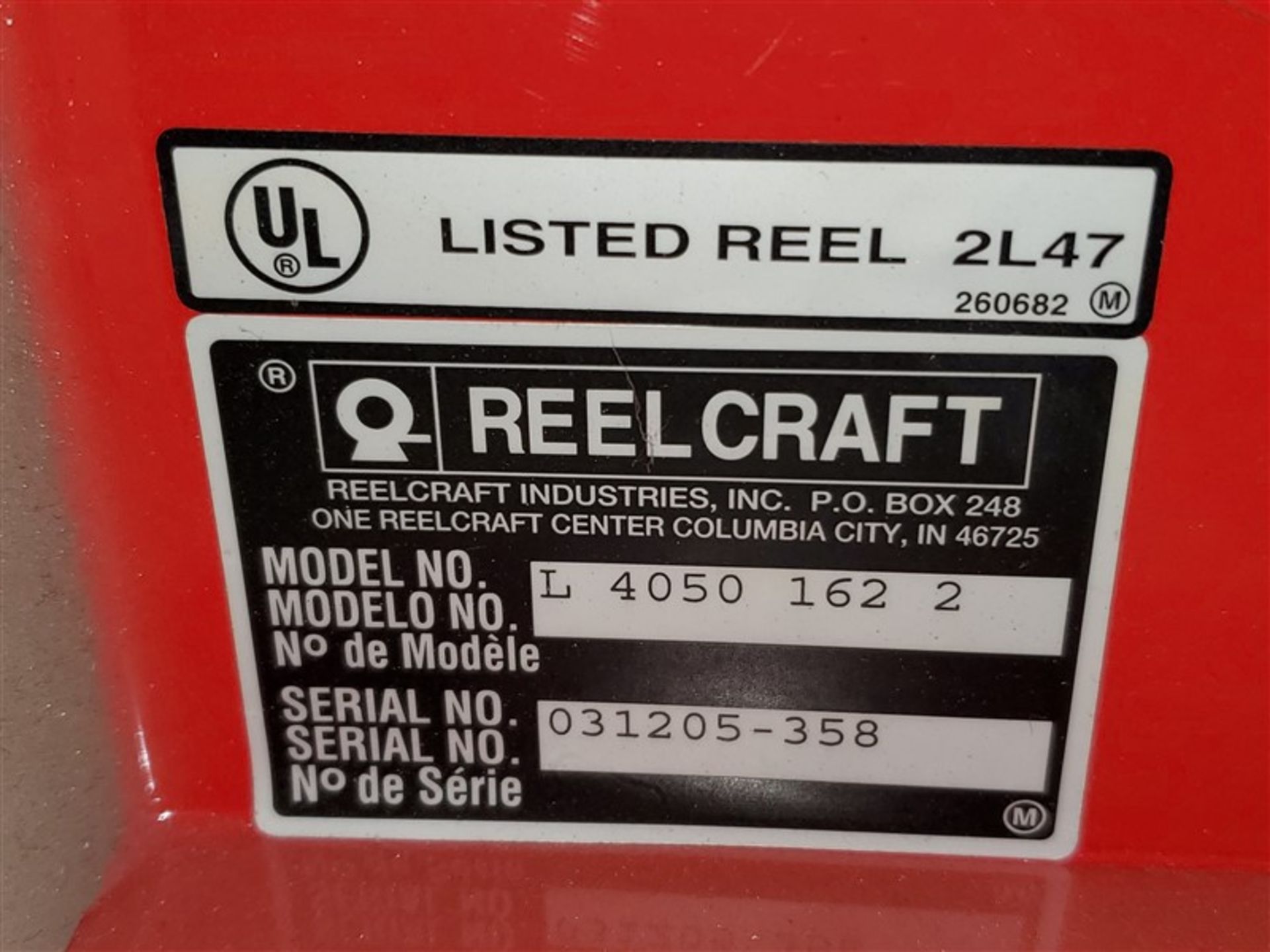 (1) Reelcraft Light-Cord Reel - Left (1 x Your Bid) - Image 3 of 3