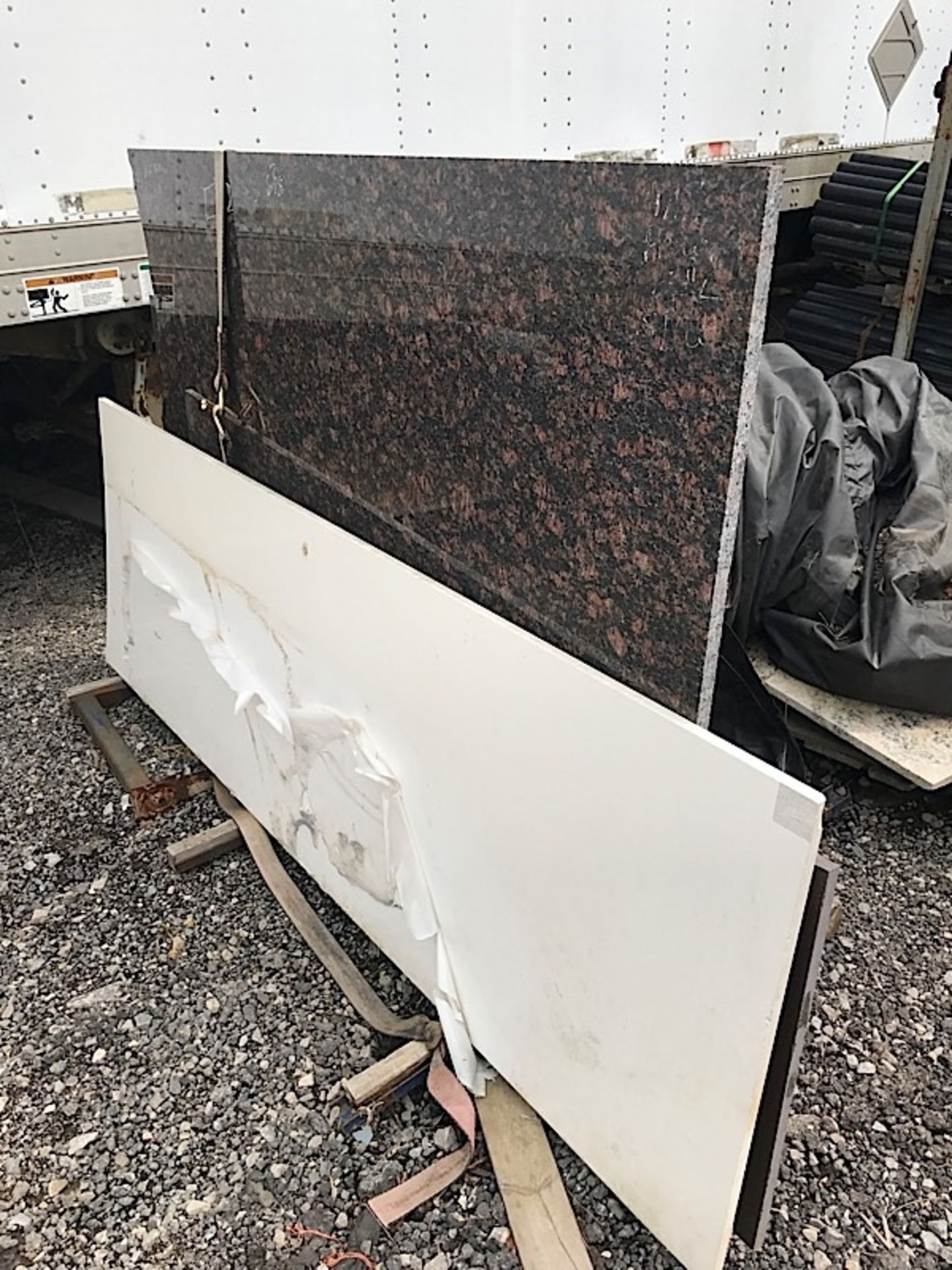 LOT OF GRANITE SLABS