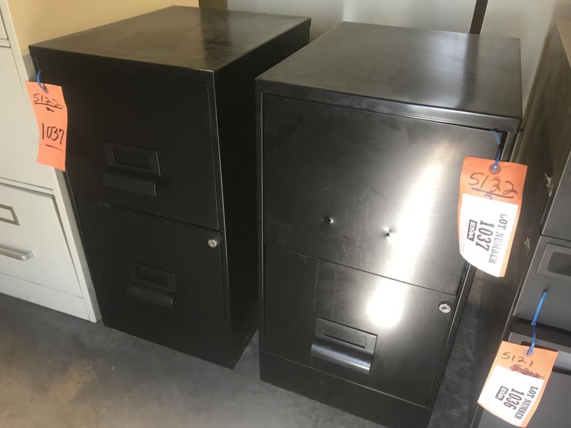 Two drawer file cabinet