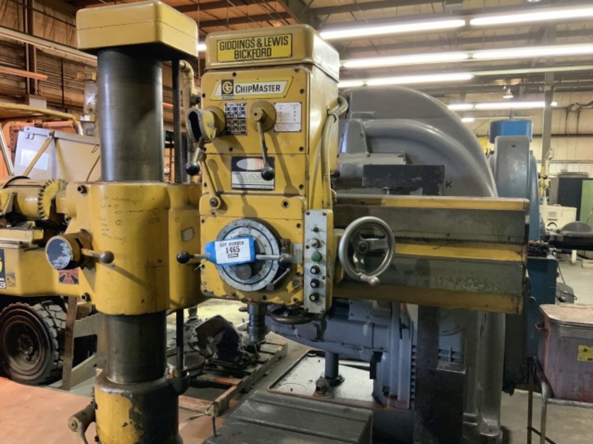 Radial arm drill