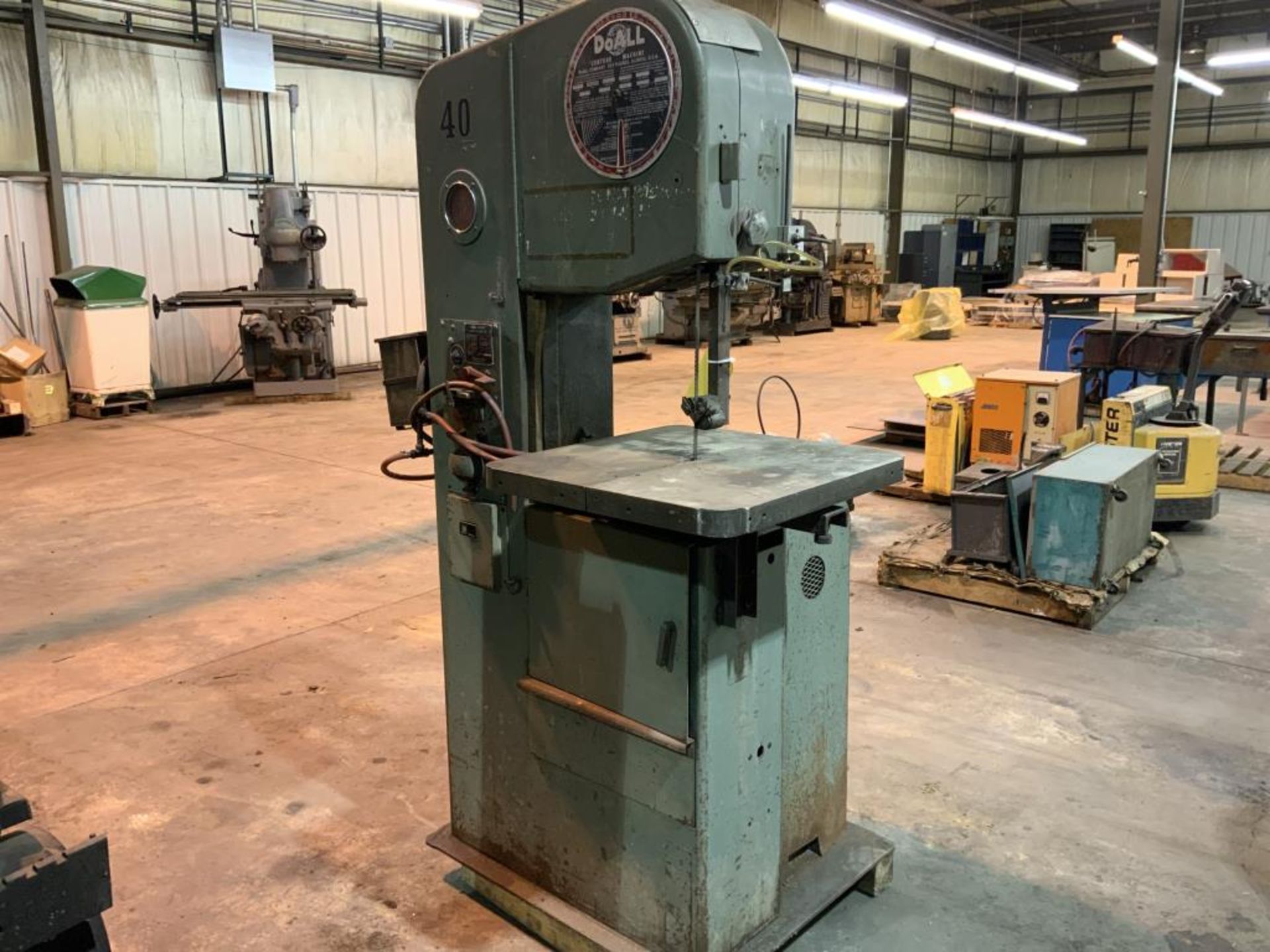 Vertical bandsaw