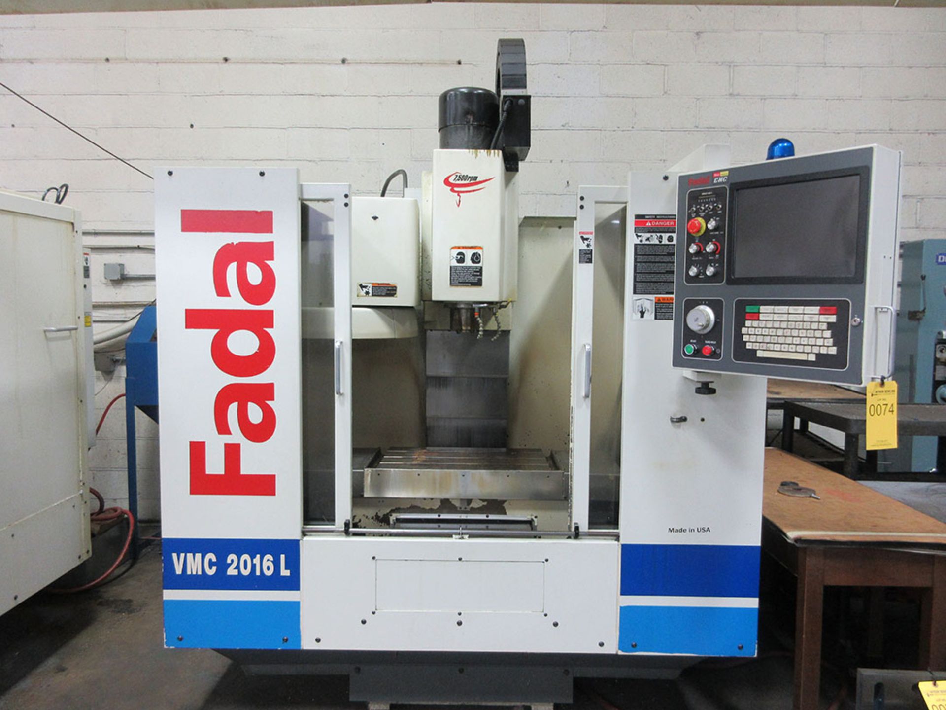 2004 Fadal VMC 2016L CNC Vertical Machining Center