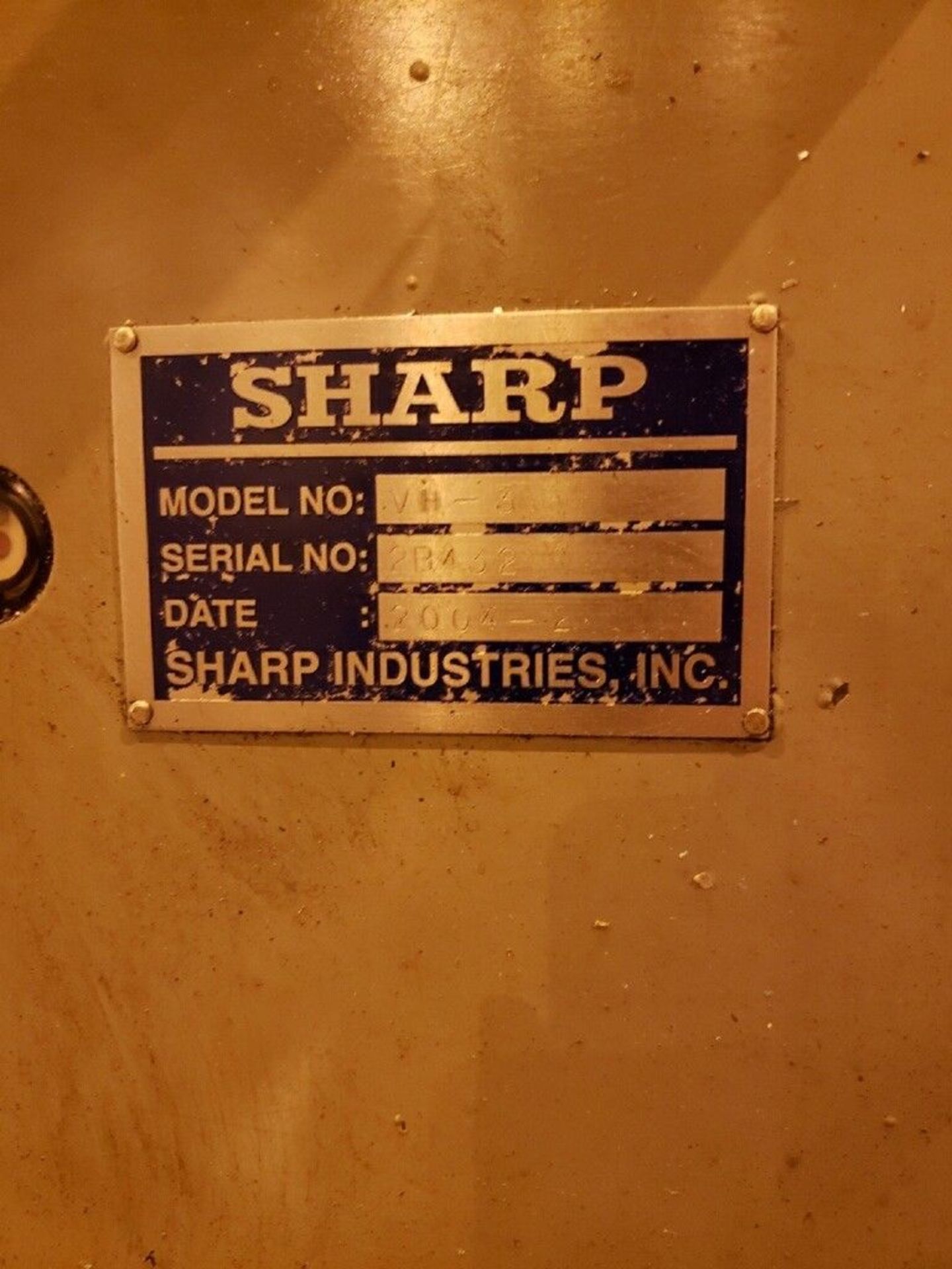 2004 Sharp VH3 Vertical & Horizontal Mill Milling Bridgeport Machining Center - Image 6 of 6