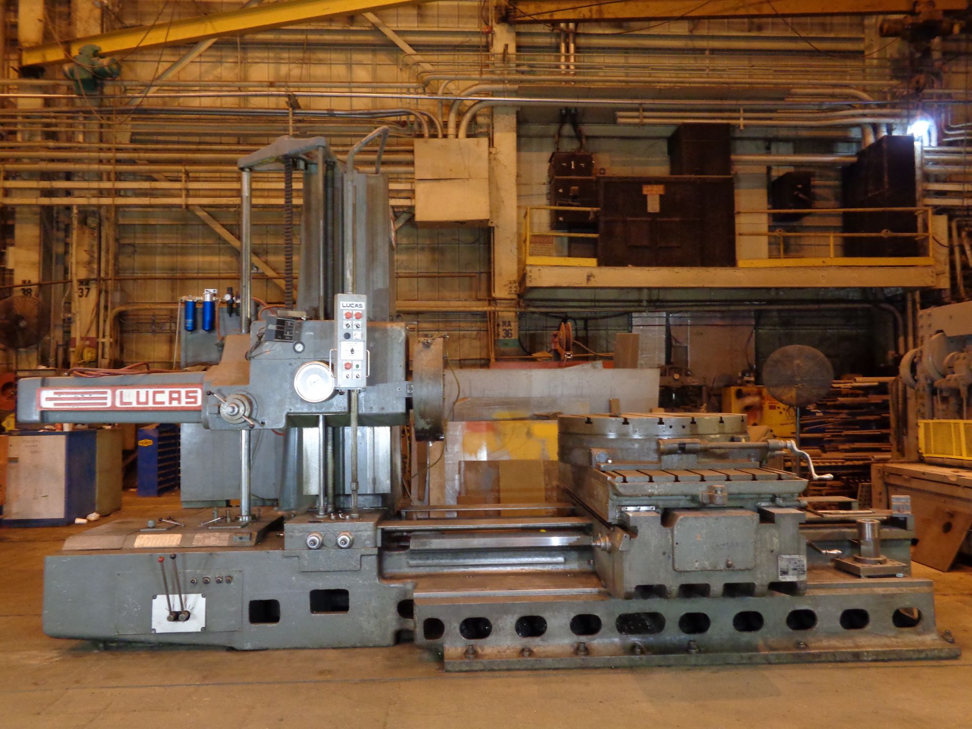 Lucas 42B-60 Horizontal Boring Mill - Image 15 of 17