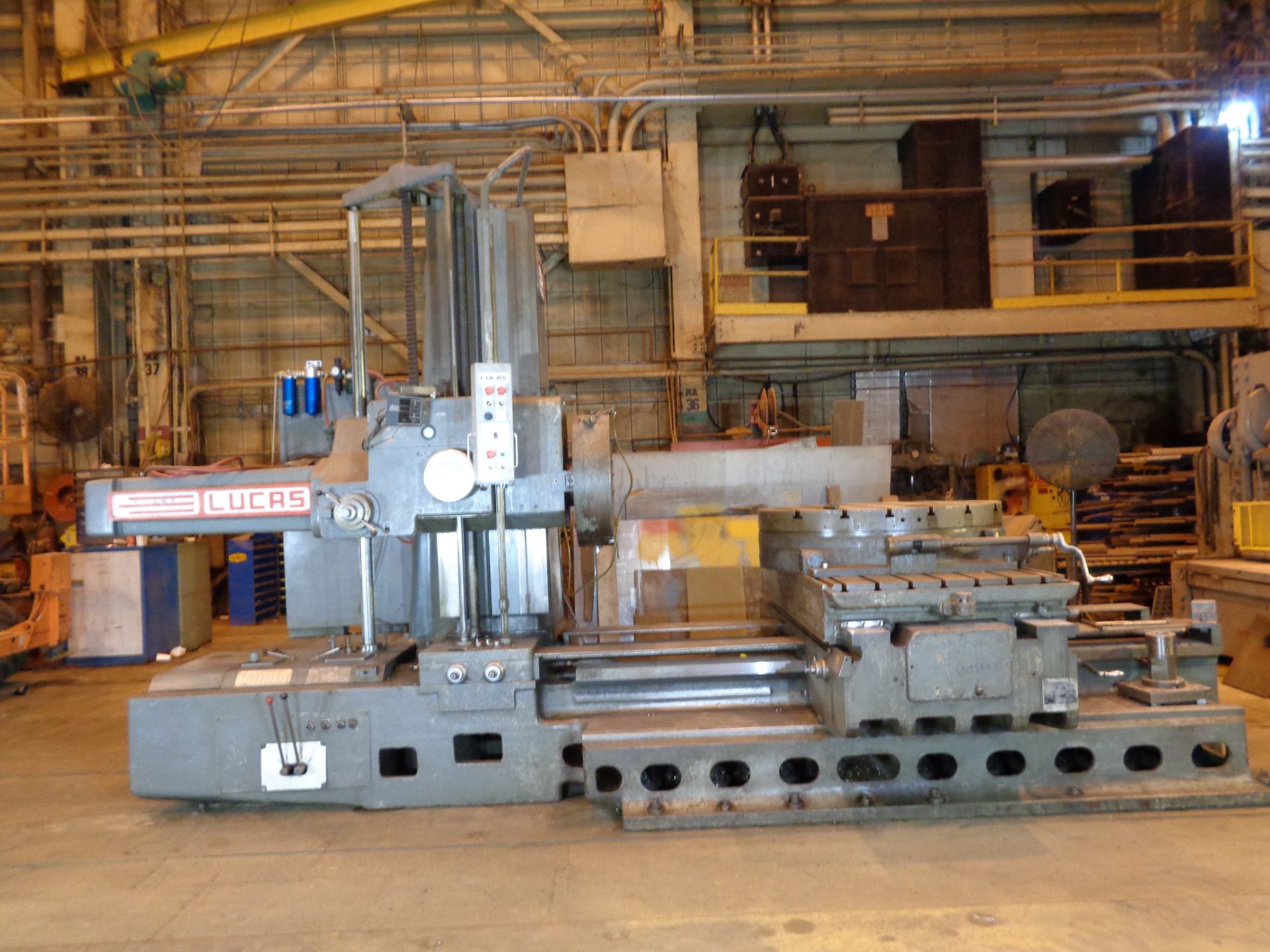 Lucas 42B-60 Horizontal Boring Mill - Image 7 of 17