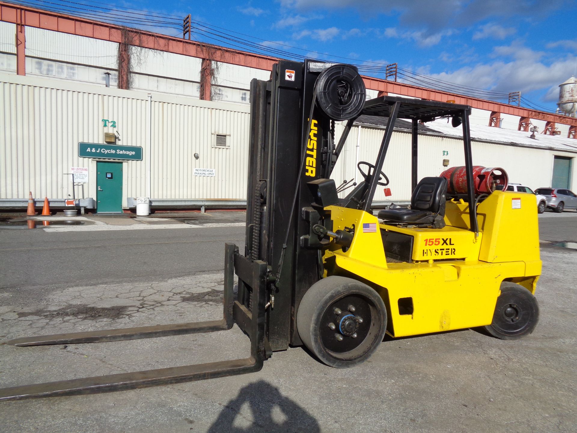 Hyster S155XL Forklift 15,500 lbs - QUAD MAST - Image 8 of 17