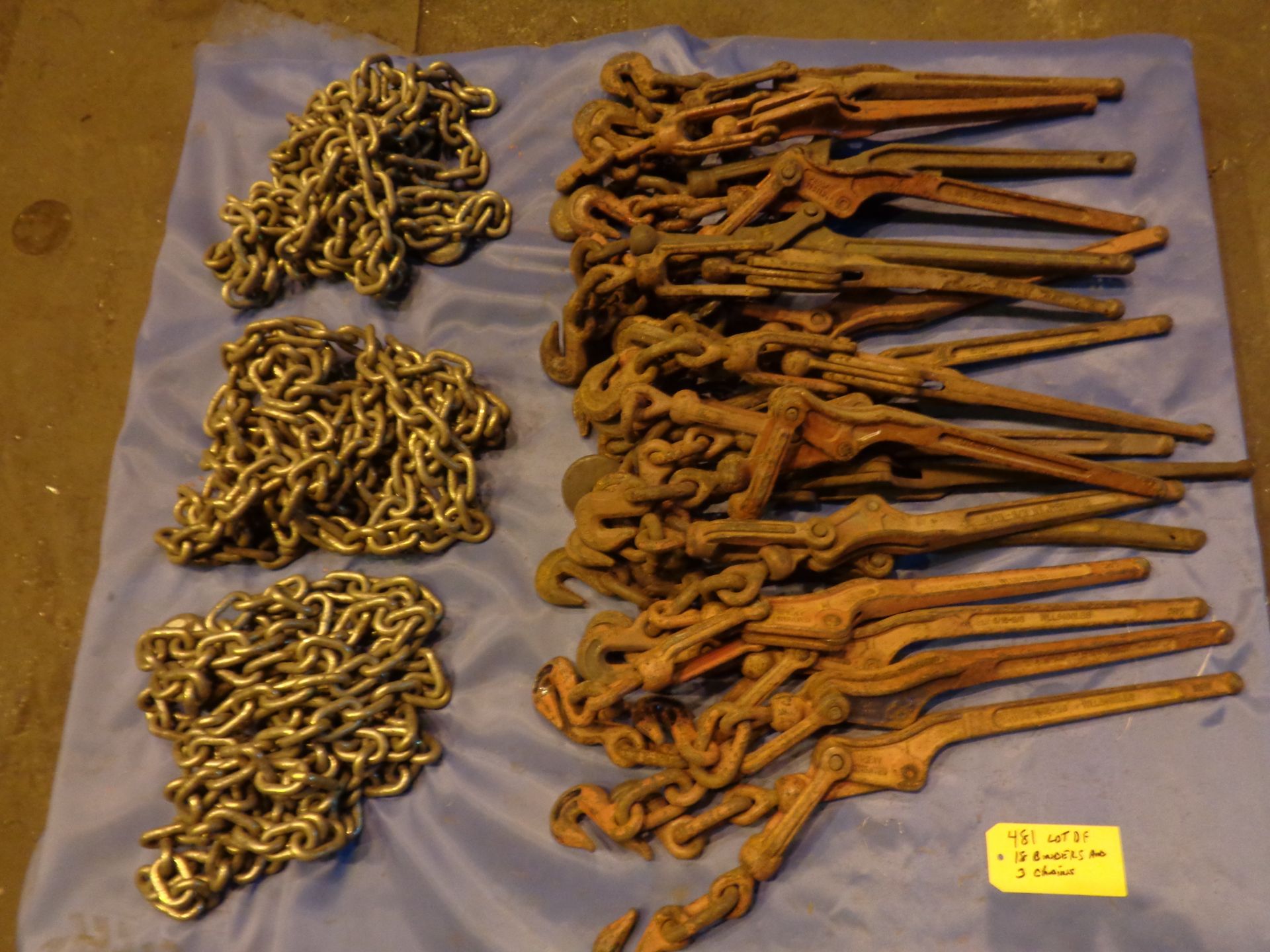 Lot Binders and Chains (481) - Image 3 of 9