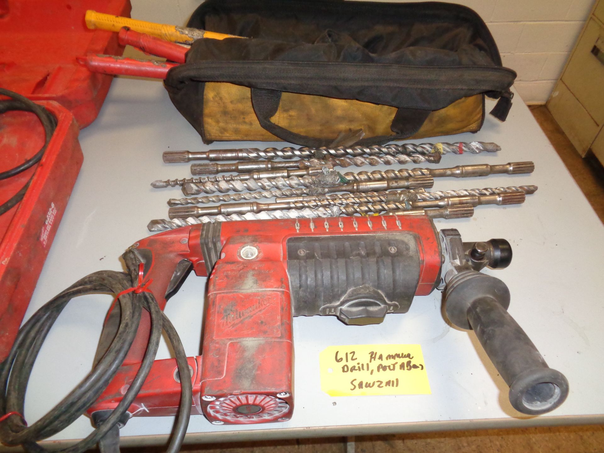 Lot of Milwaukee Hammer Drill, Portaband, Sawzall - Image 12 of 18