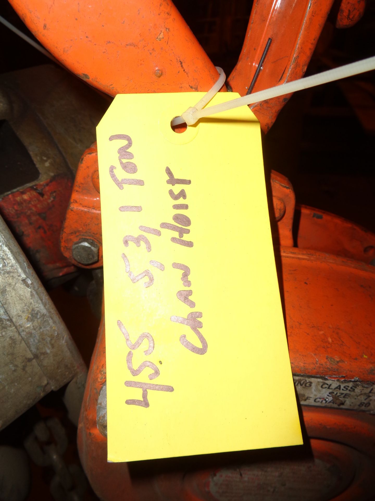 Lot of Three Chain Hoist 5, 3 and 1 Ton (455) - Image 19 of 20