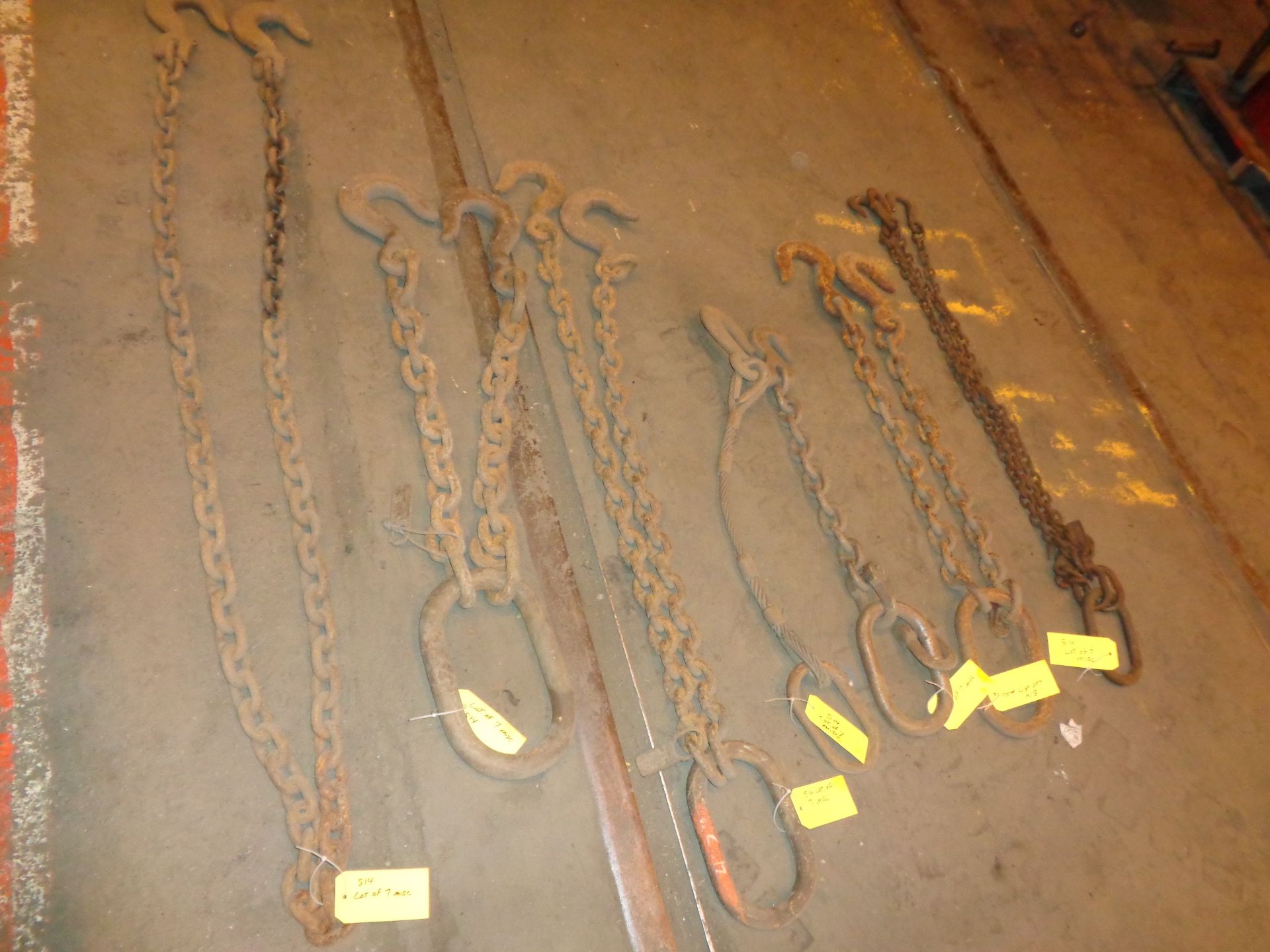 Lot of 7 Misc Chains 1/4" , 3/8" and 1/2" (514) - Image 7 of 10