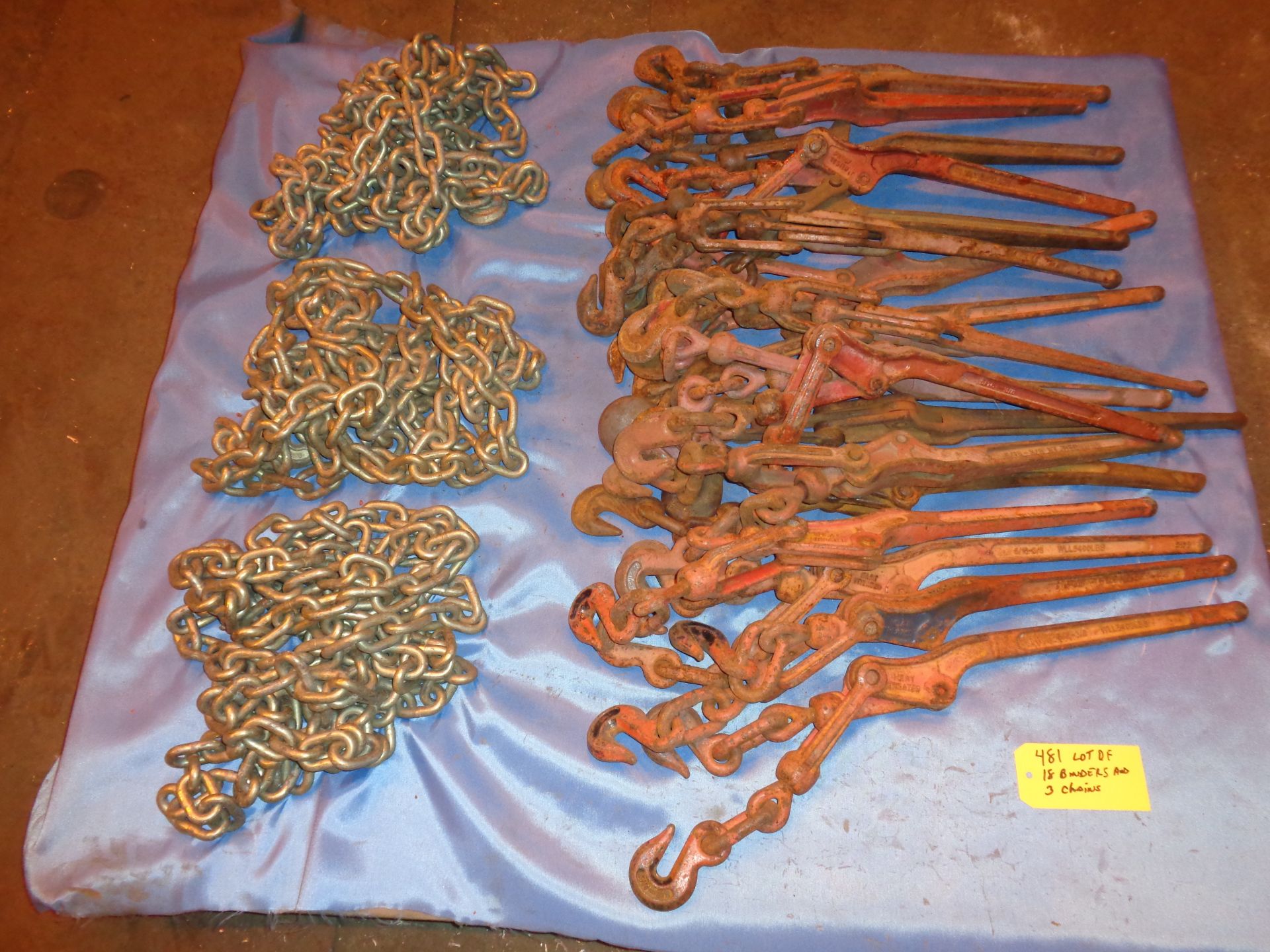 Lot Binders and Chains (481) - Image 8 of 9