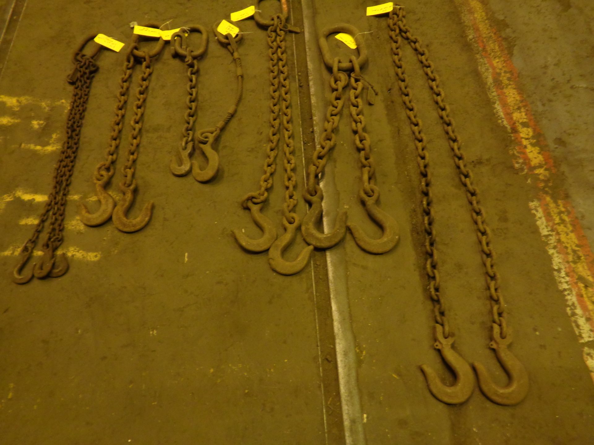 Lot of 7 Misc Chains 1/4" , 3/8" and 1/2" (514) - Image 3 of 10