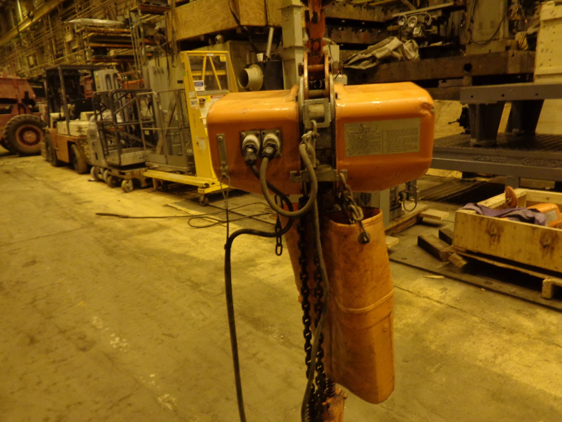 Jet 3 Ton 110volt Chain Hoist (654) - Image 5 of 12