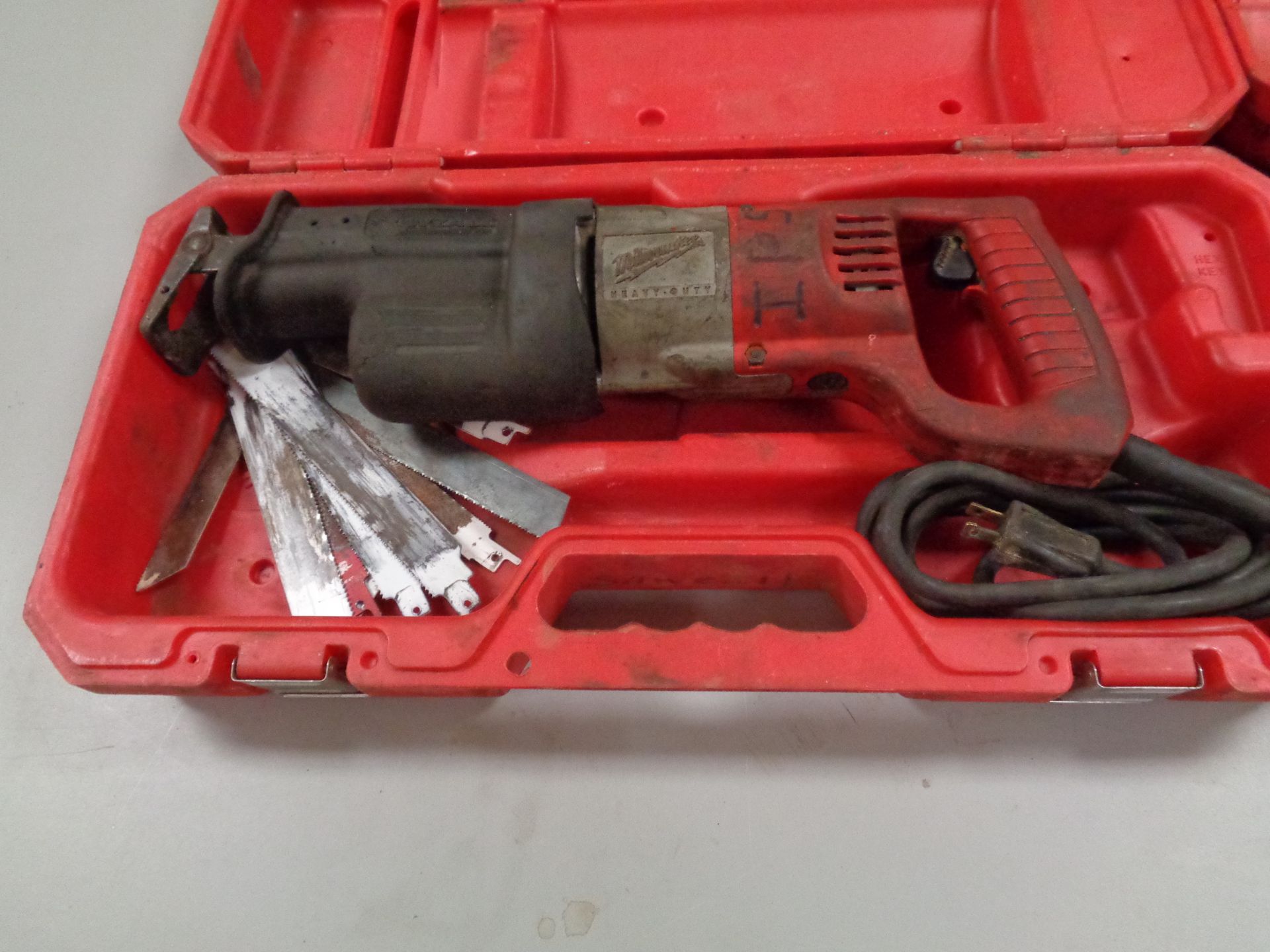 Lot Milwaukee Sawzall & Hammer Drill (615) - Image 4 of 17