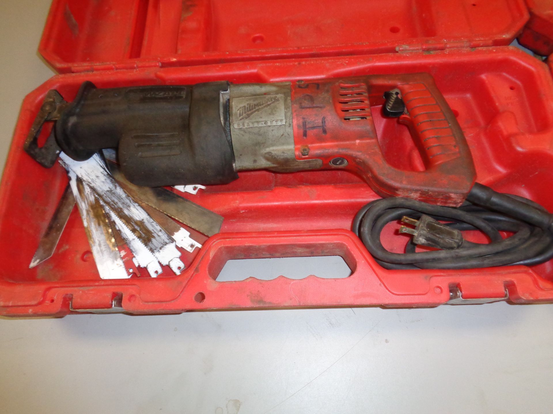 Lot Milwaukee Sawzall & Hammer Drill (615) - Image 12 of 17