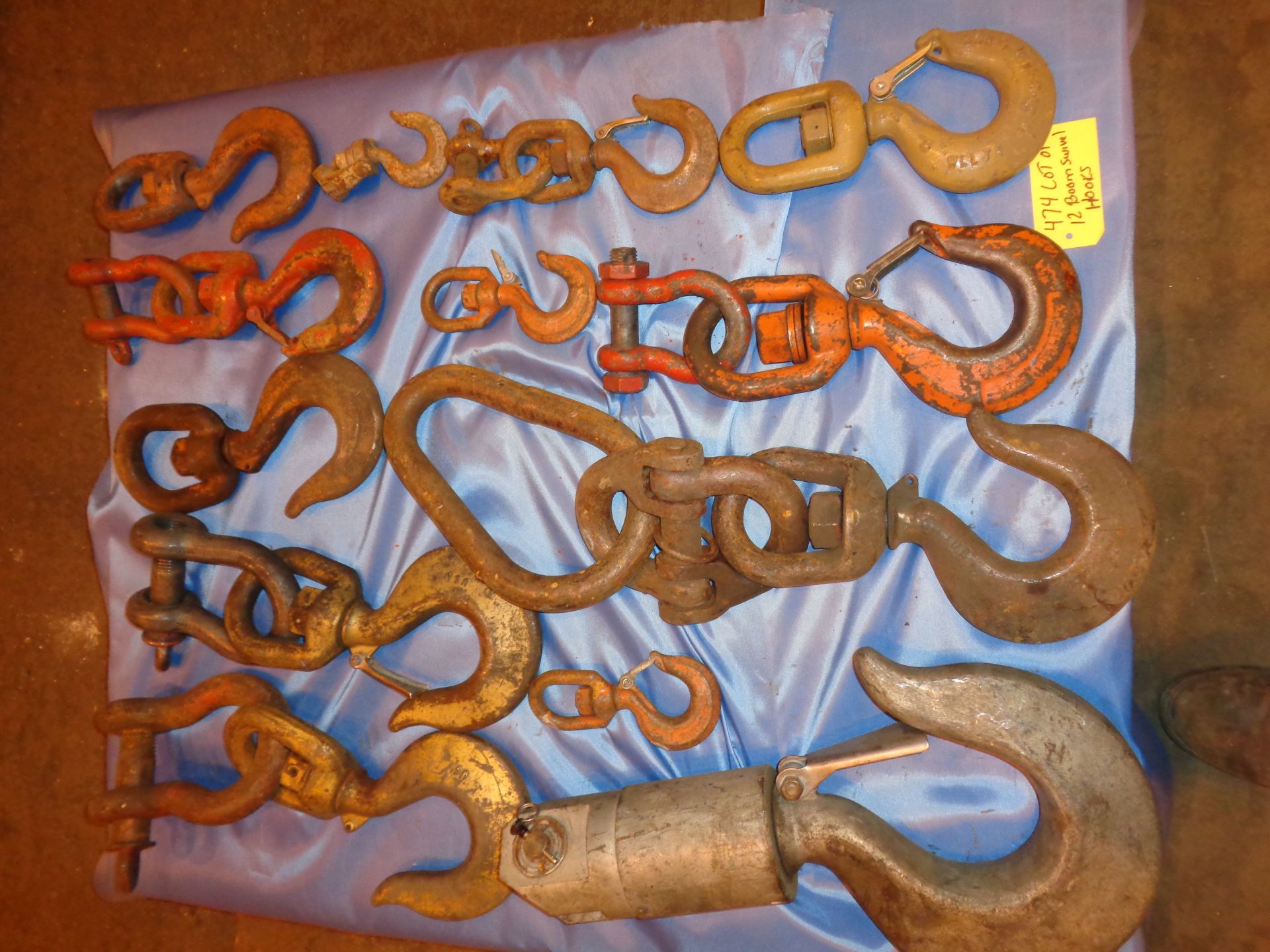 Lot of 12 Boom Swivel Hooks (474) - Image 3 of 10