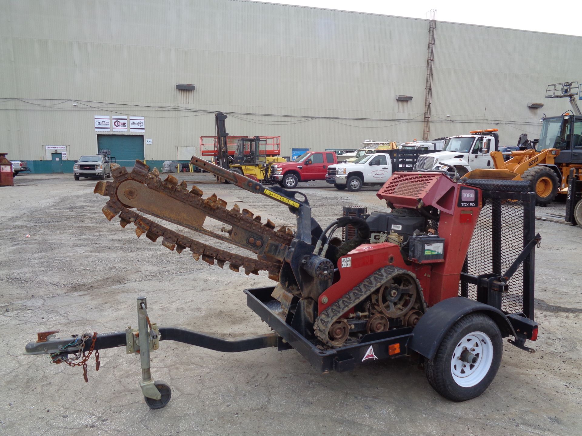 2014 Toro TRX20 Trencher with Trailer - Image 11 of 19