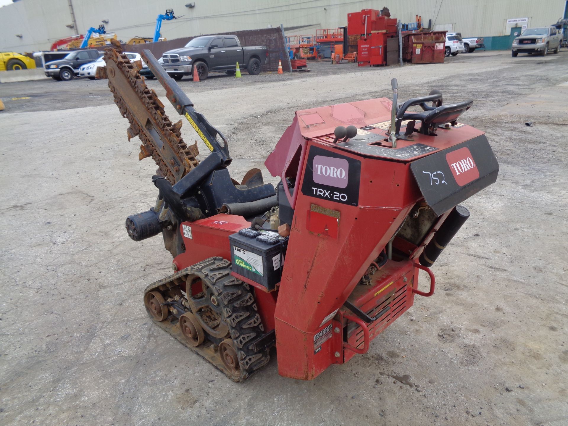 2014 Toro TRX20 Trencher with Trailer - Image 2 of 19