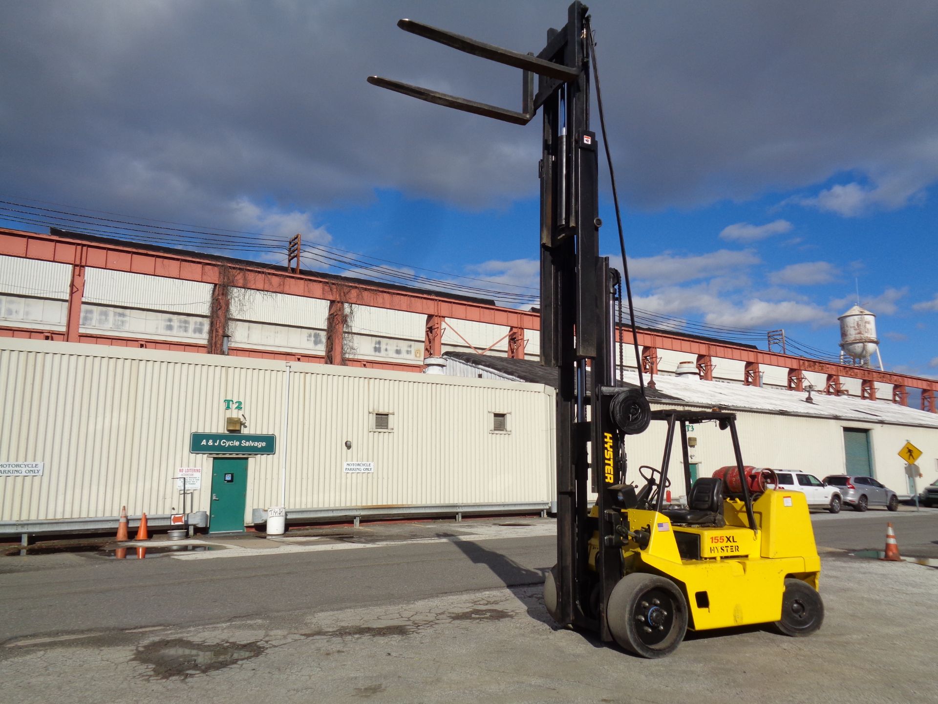 Hyster S155XL Forklift 15,500 lbs - QUAD MAST - Image 14 of 17