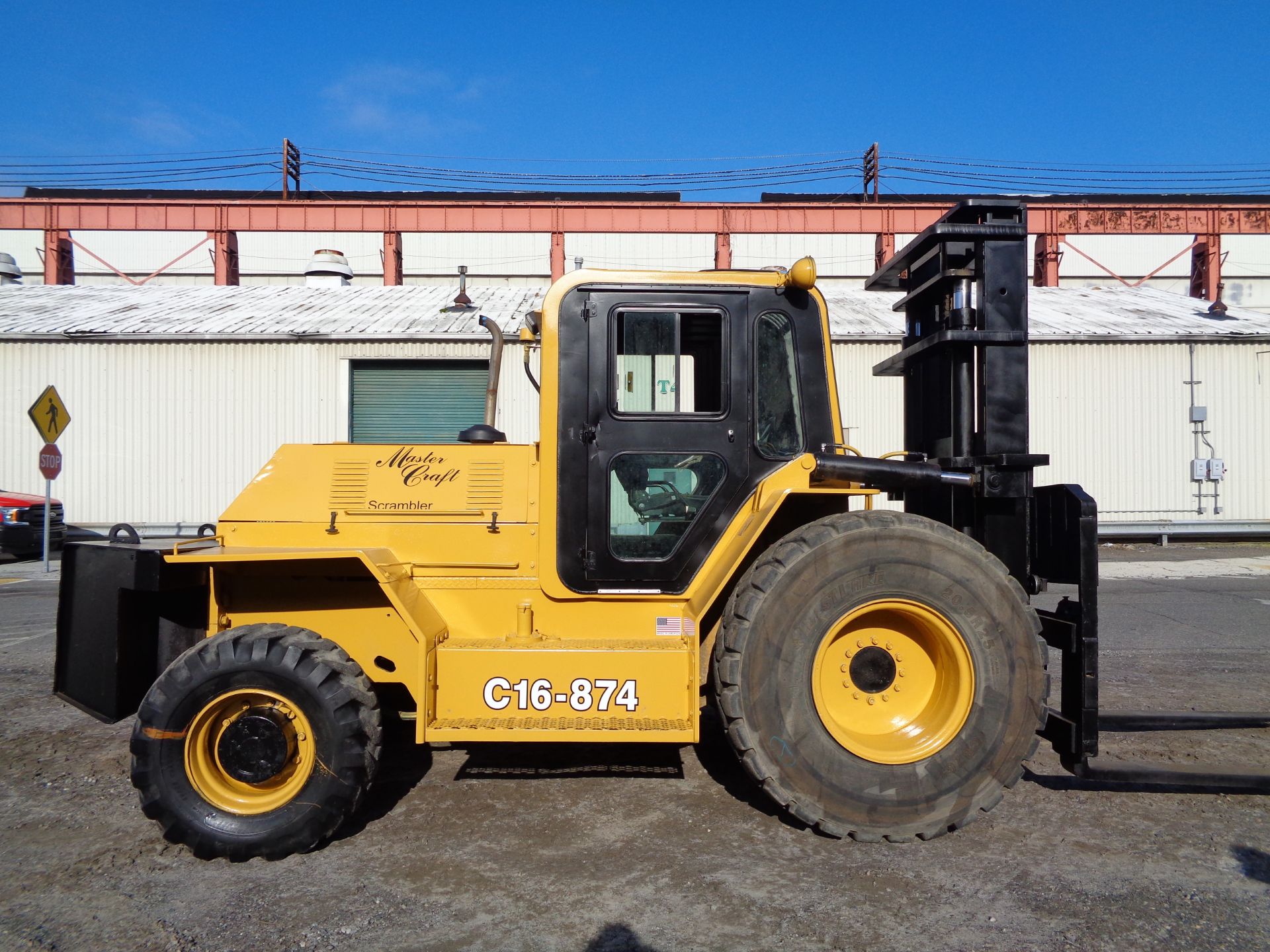 2008 Master Craft C16.874 16,000lbs Rough Terrain 4x4 Forklift - Image 10 of 12