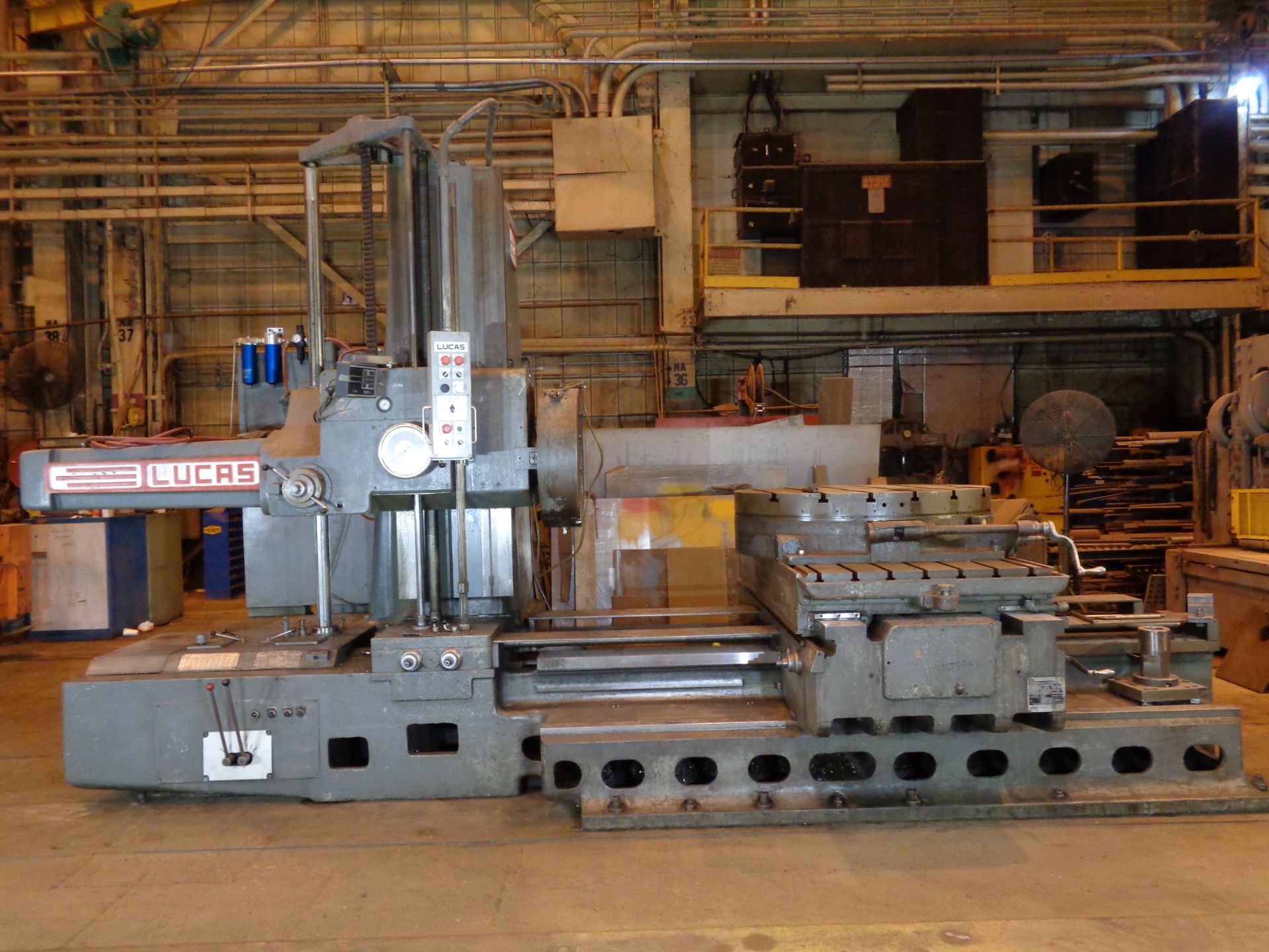 Lucas 42B-60 Horizontal Boring Mill - Image 6 of 17