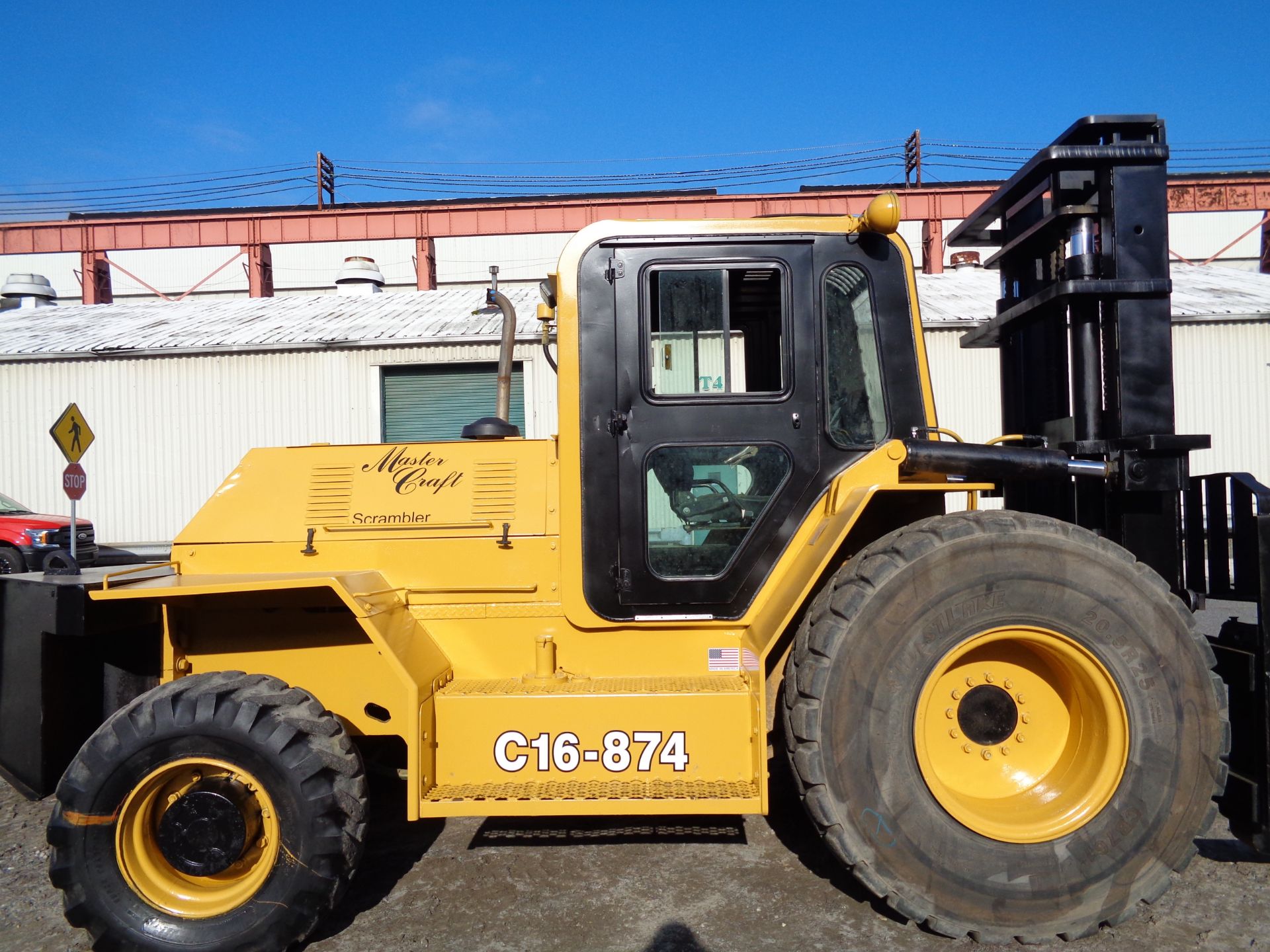 2008 Master Craft C16.874 16,000lbs Rough Terrain 4x4 Forklift - Image 9 of 12