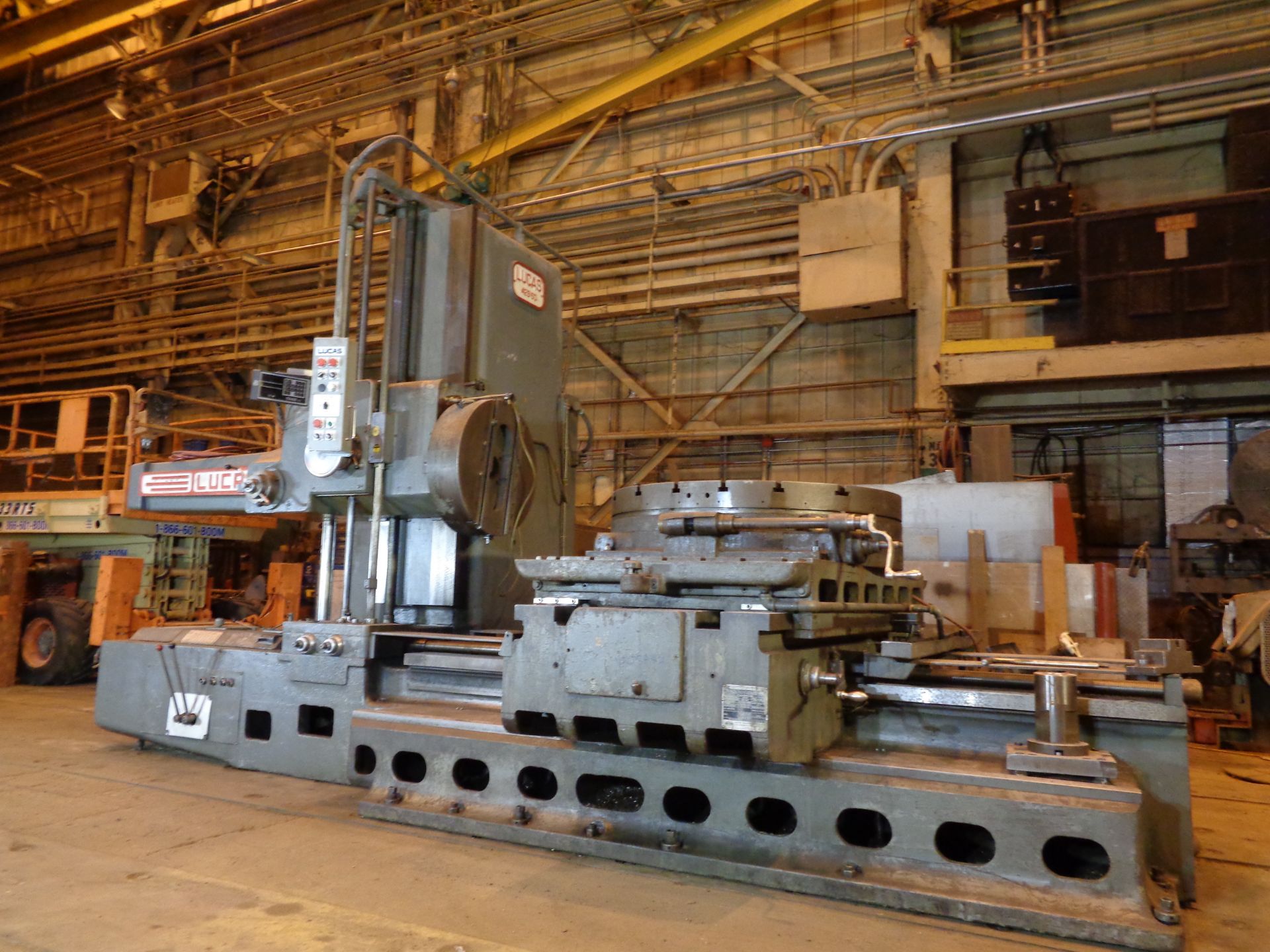 Lucas 42B-60 Horizontal Boring Mill - Image 5 of 17