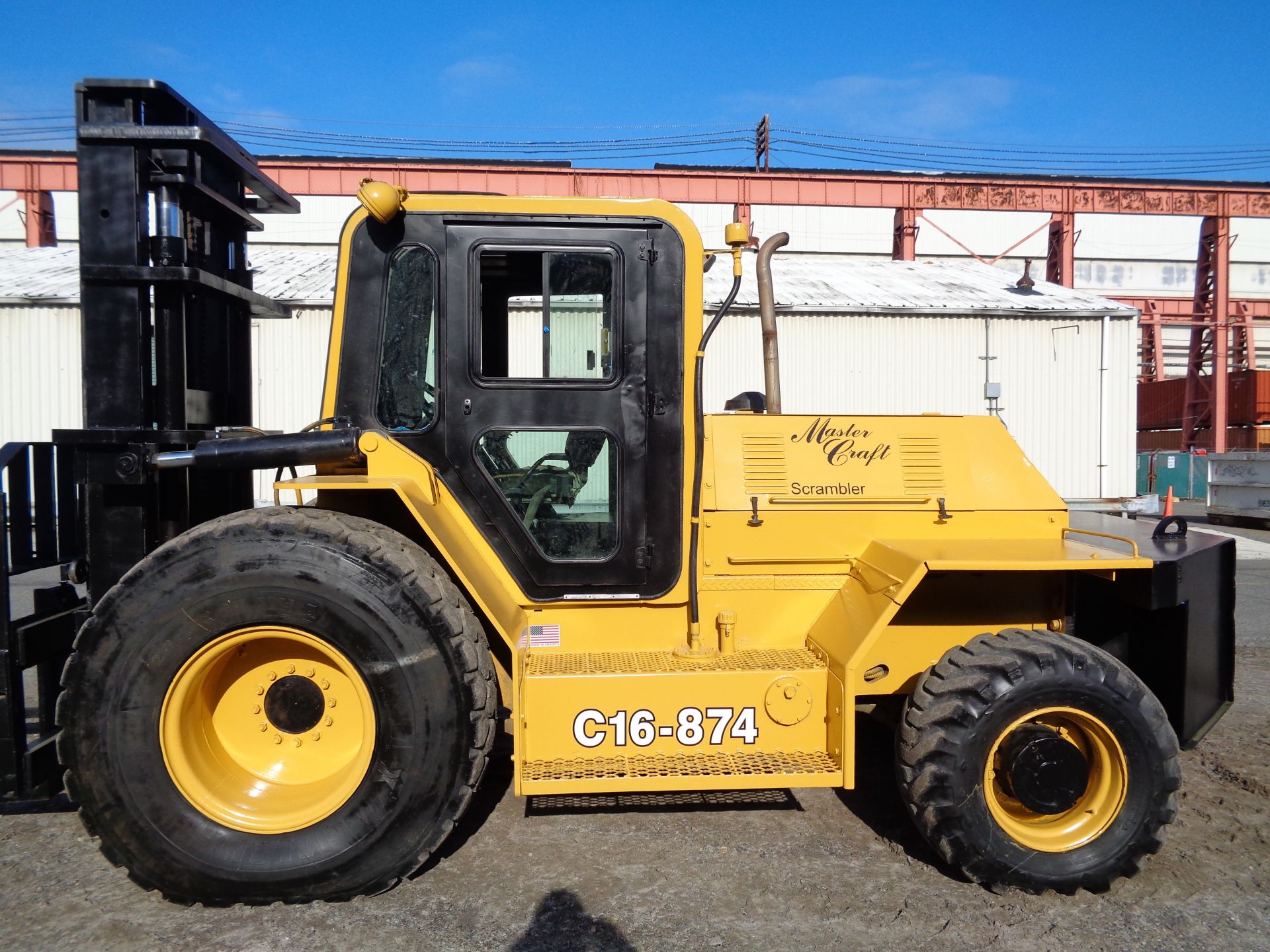 2008 Master Craft C16.874 16,000lbs Rough Terrain 4x4 Forklift - Image 6 of 12