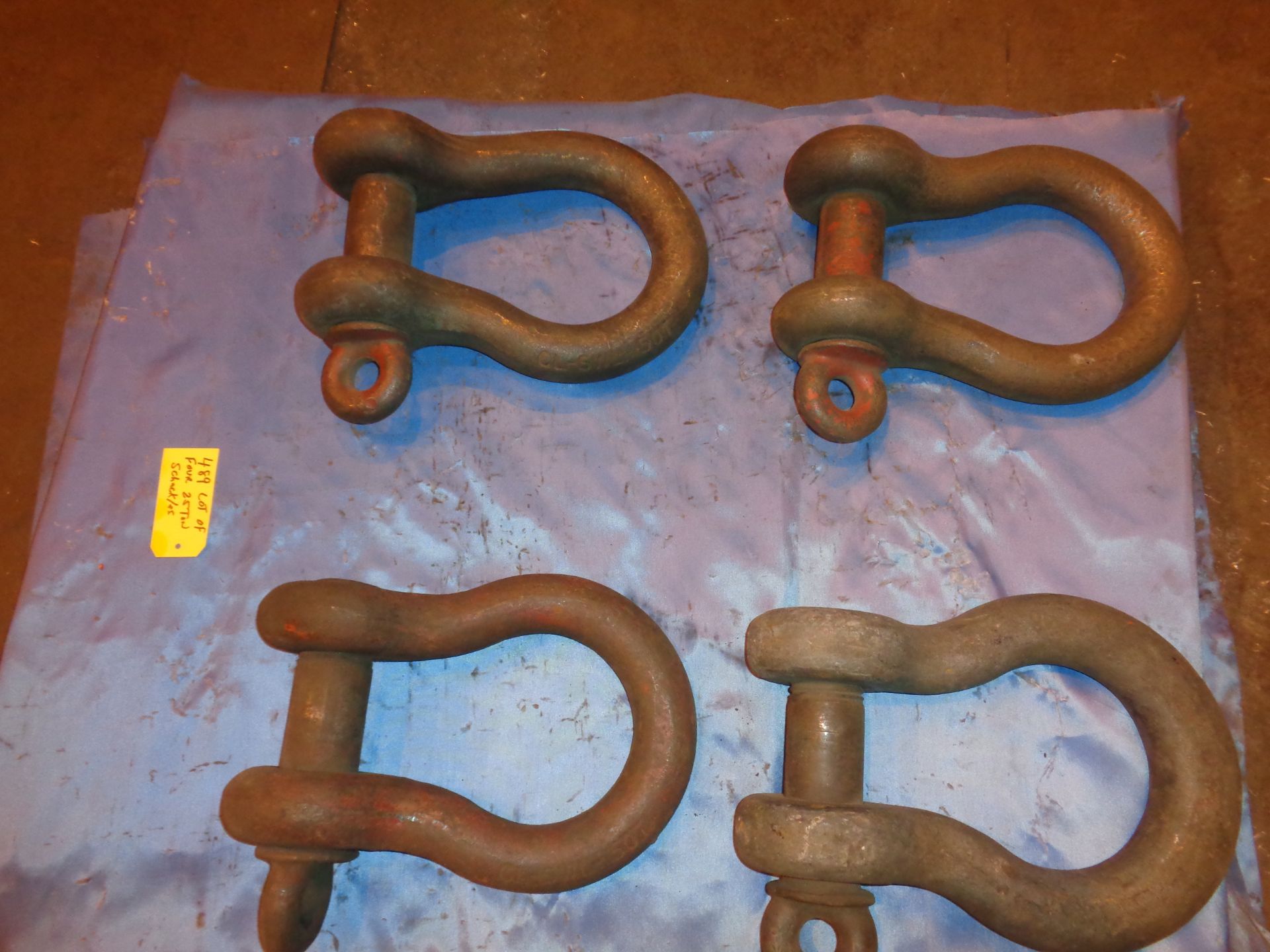 Lot of Four 50 Ton Shackles (489) - Image 7 of 10