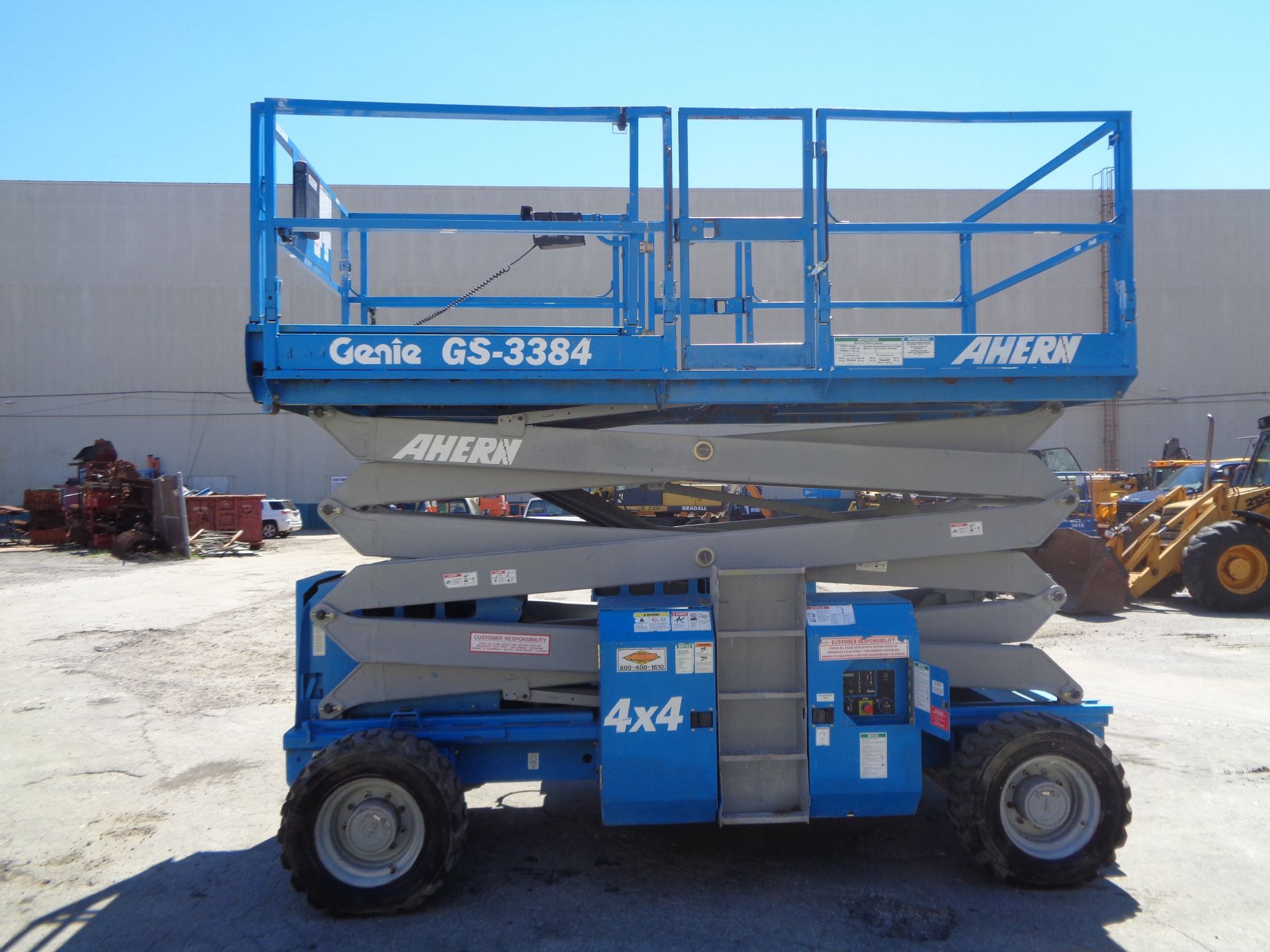 2008 Genie GS3384RT Rough Terrain 4x4 Scissor Lift-33ft - Image 11 of 27