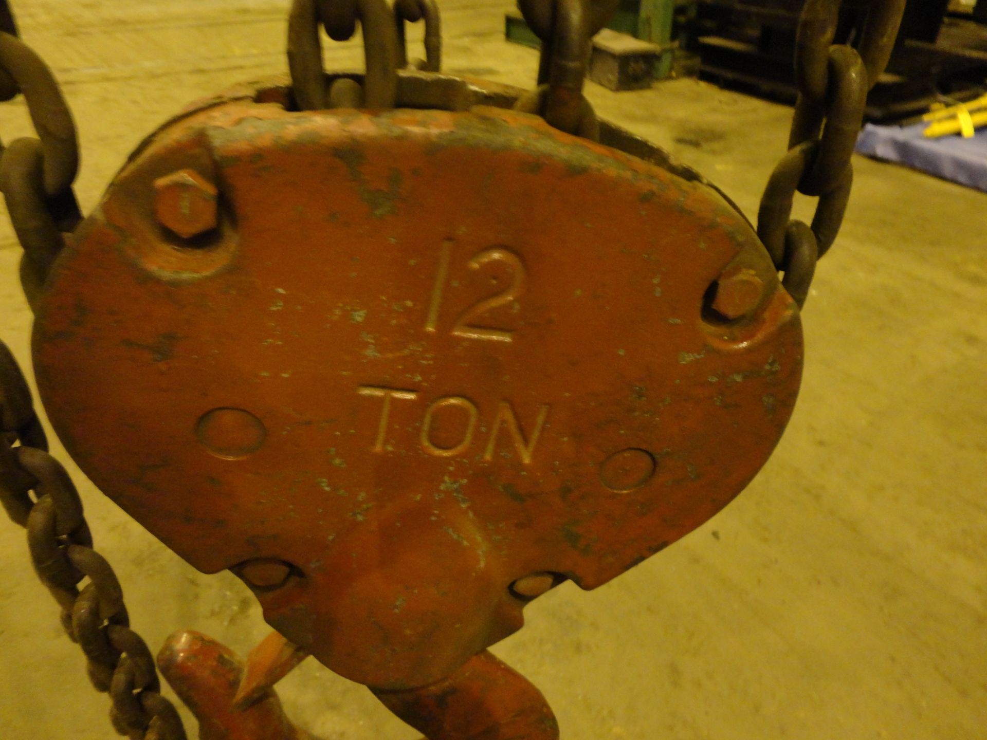 12 ton Chain Yale Chain hoist (15) - Image 7 of 10