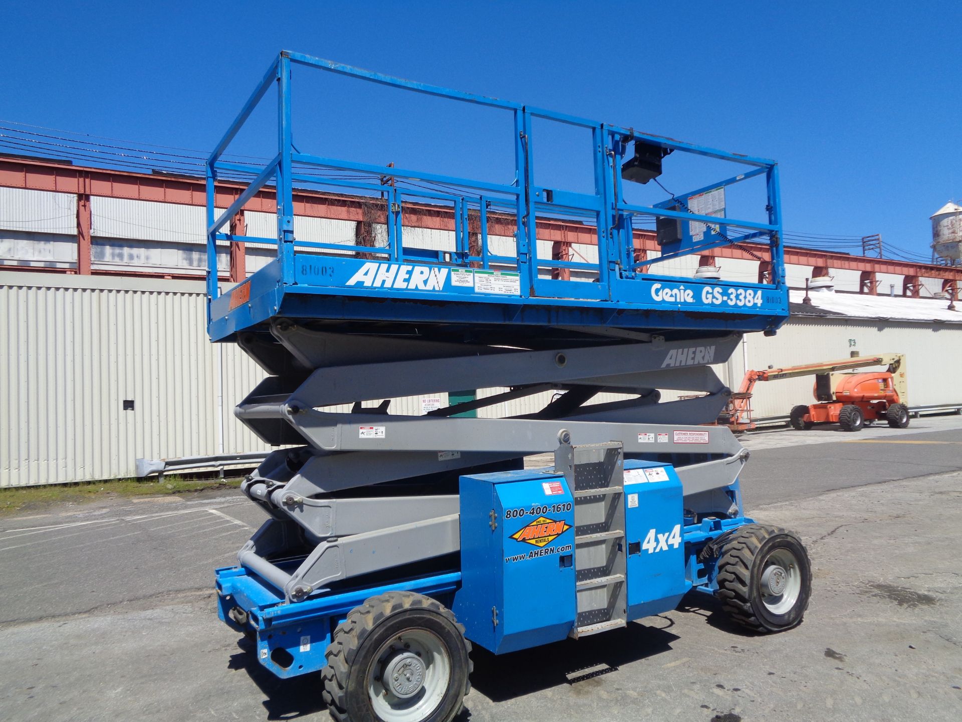 2008 Genie GS3384RT Rough Terrain 4x4 Scissor Lift-33ft - Image 15 of 27