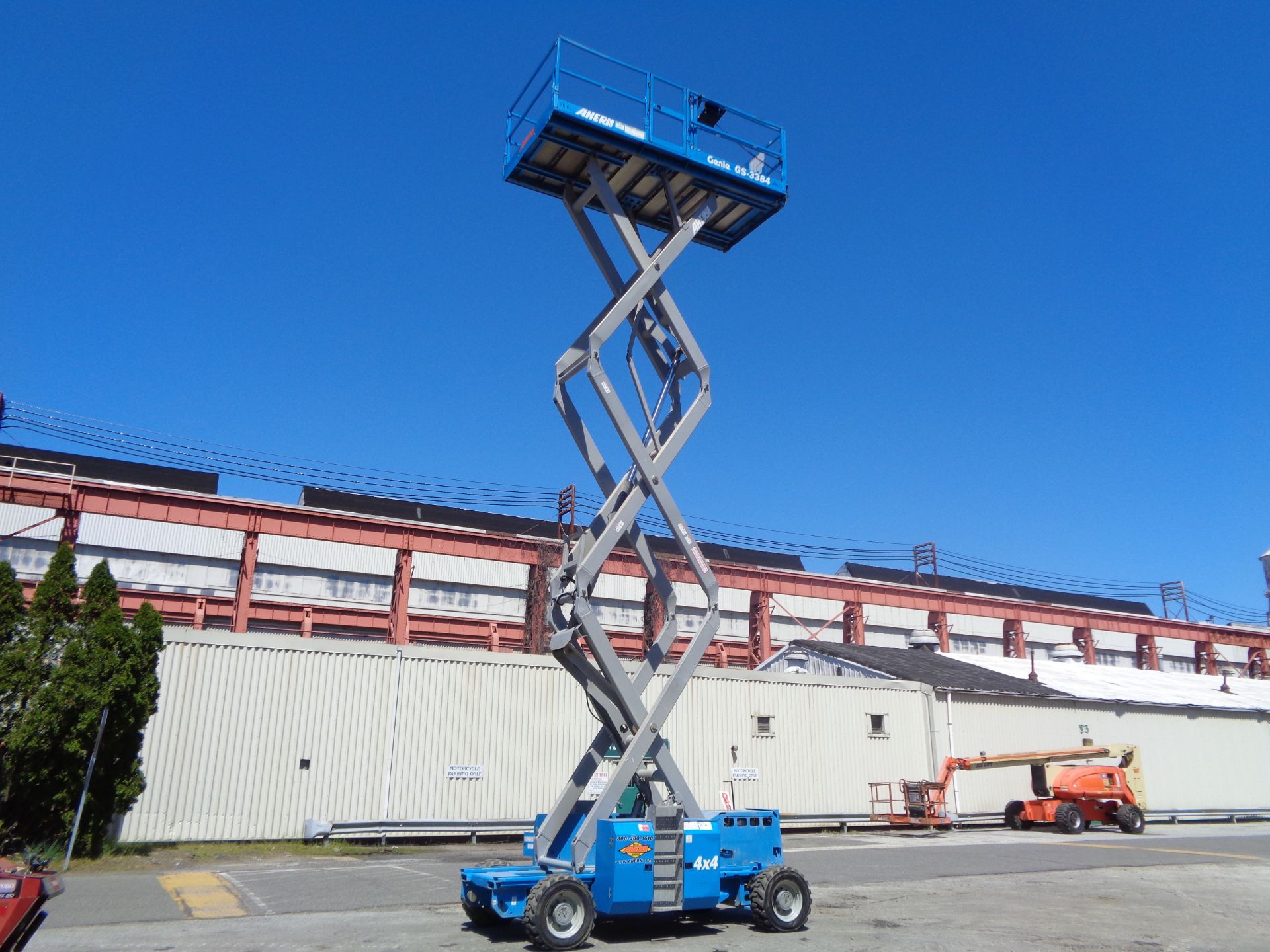 2008 Genie GS3384RT Rough Terrain 4x4 Scissor Lift-33ft - Image 7 of 27