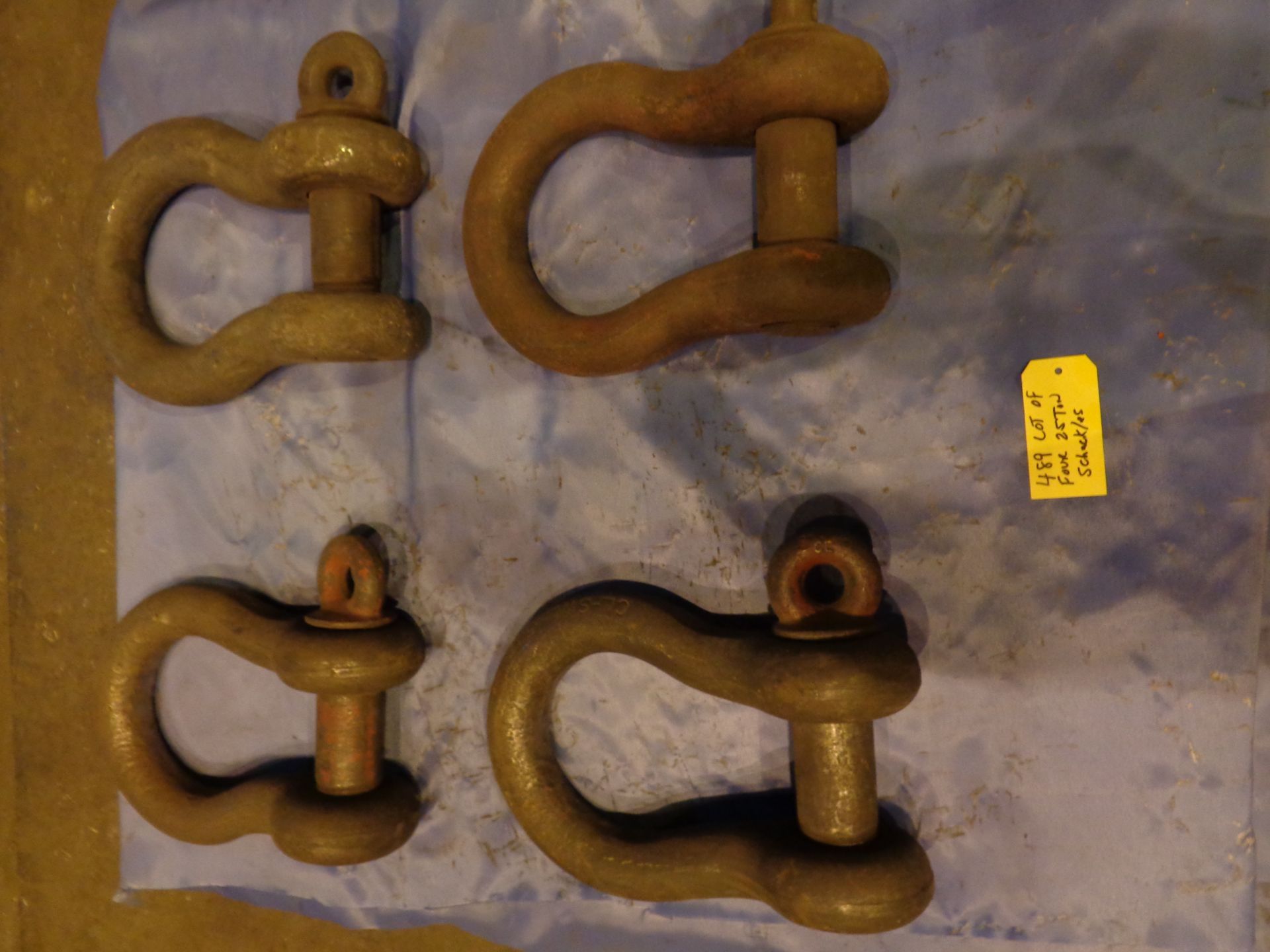 Lot of Four 50 Ton Shackles (489) - Image 3 of 10