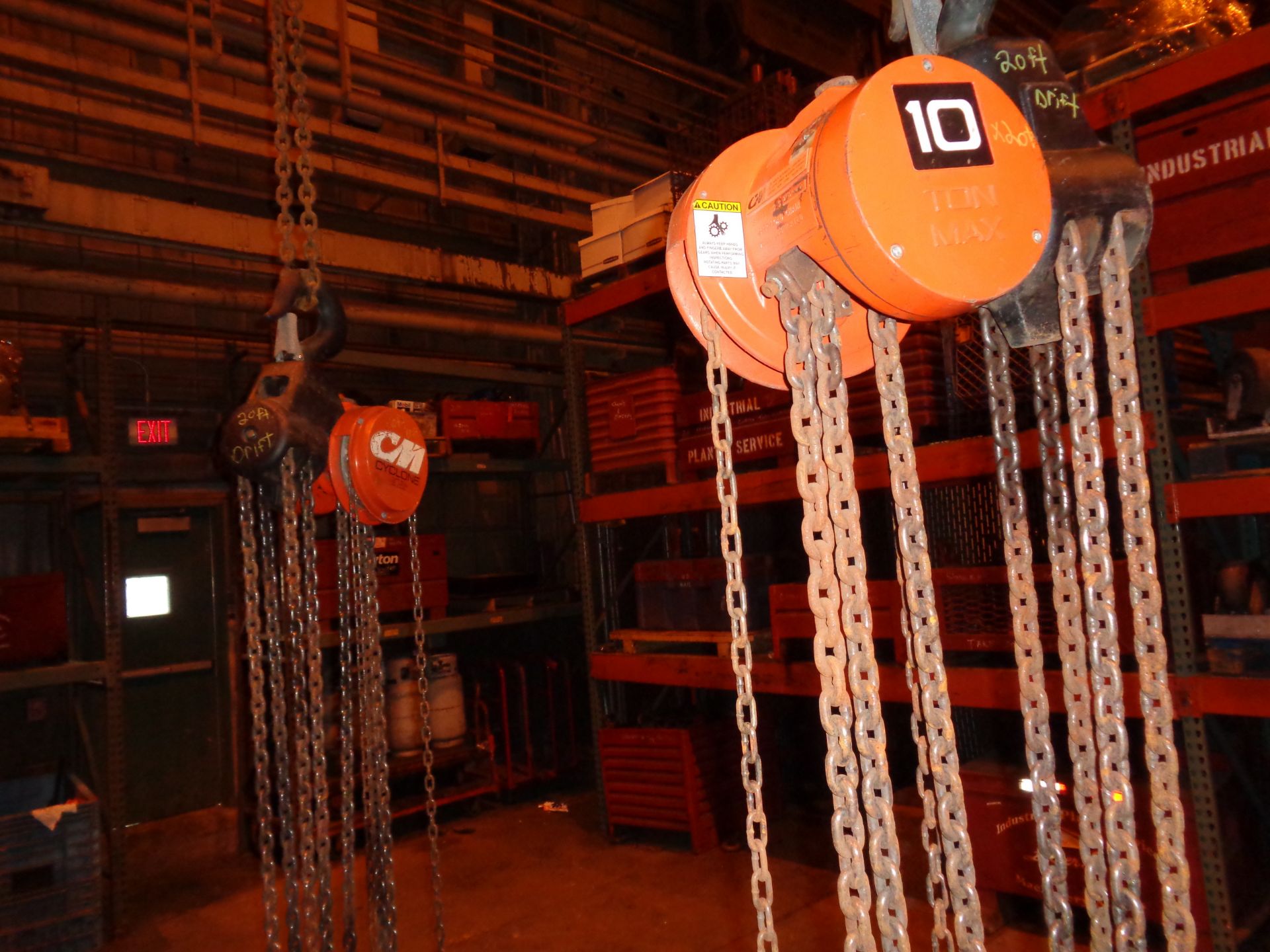 Lot of Two 10 Ton Chain Hoist ( 507) - Image 7 of 10