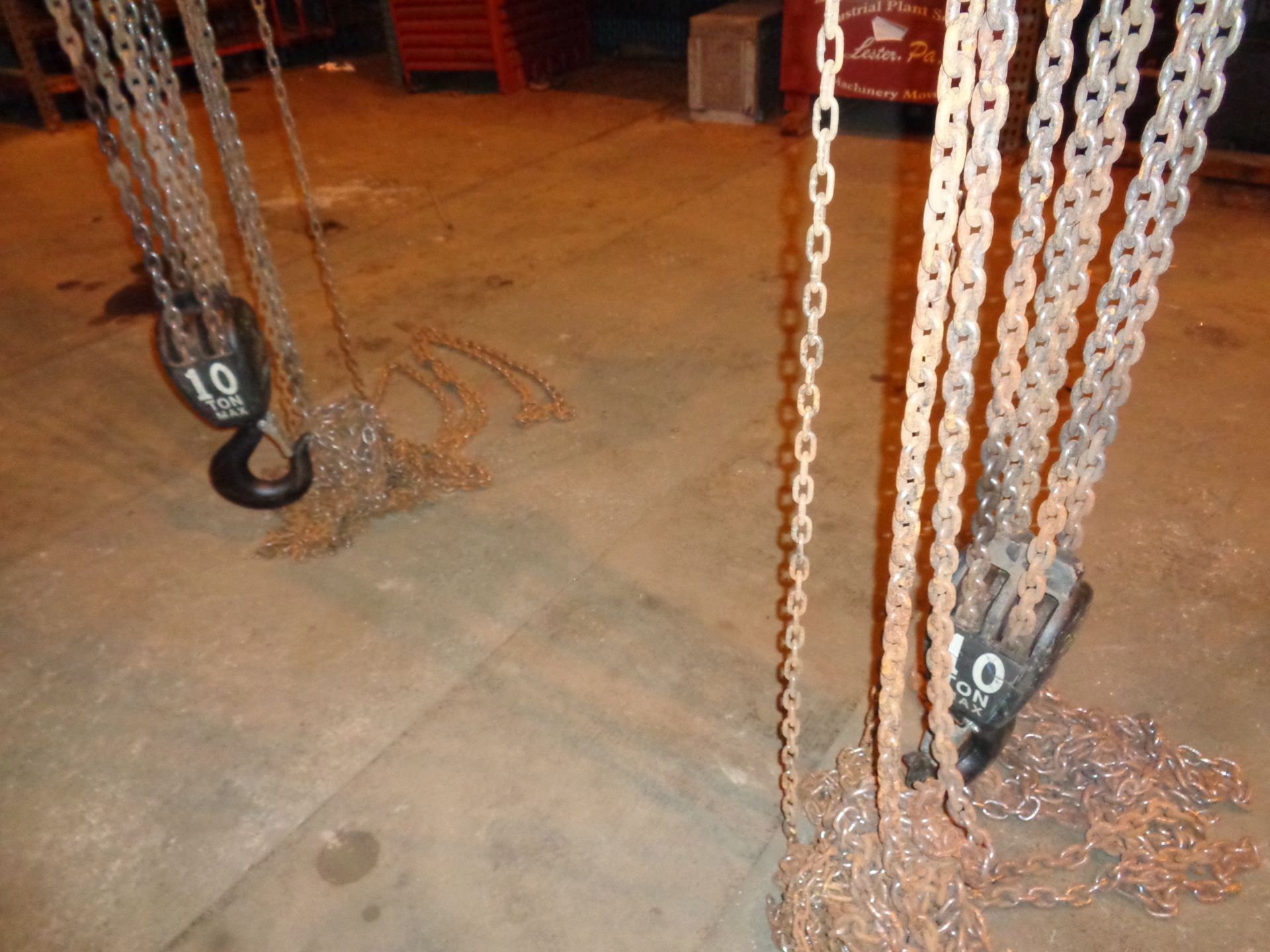 Lot of Two 10 Ton Chain Hoist ( 507) - Image 3 of 10