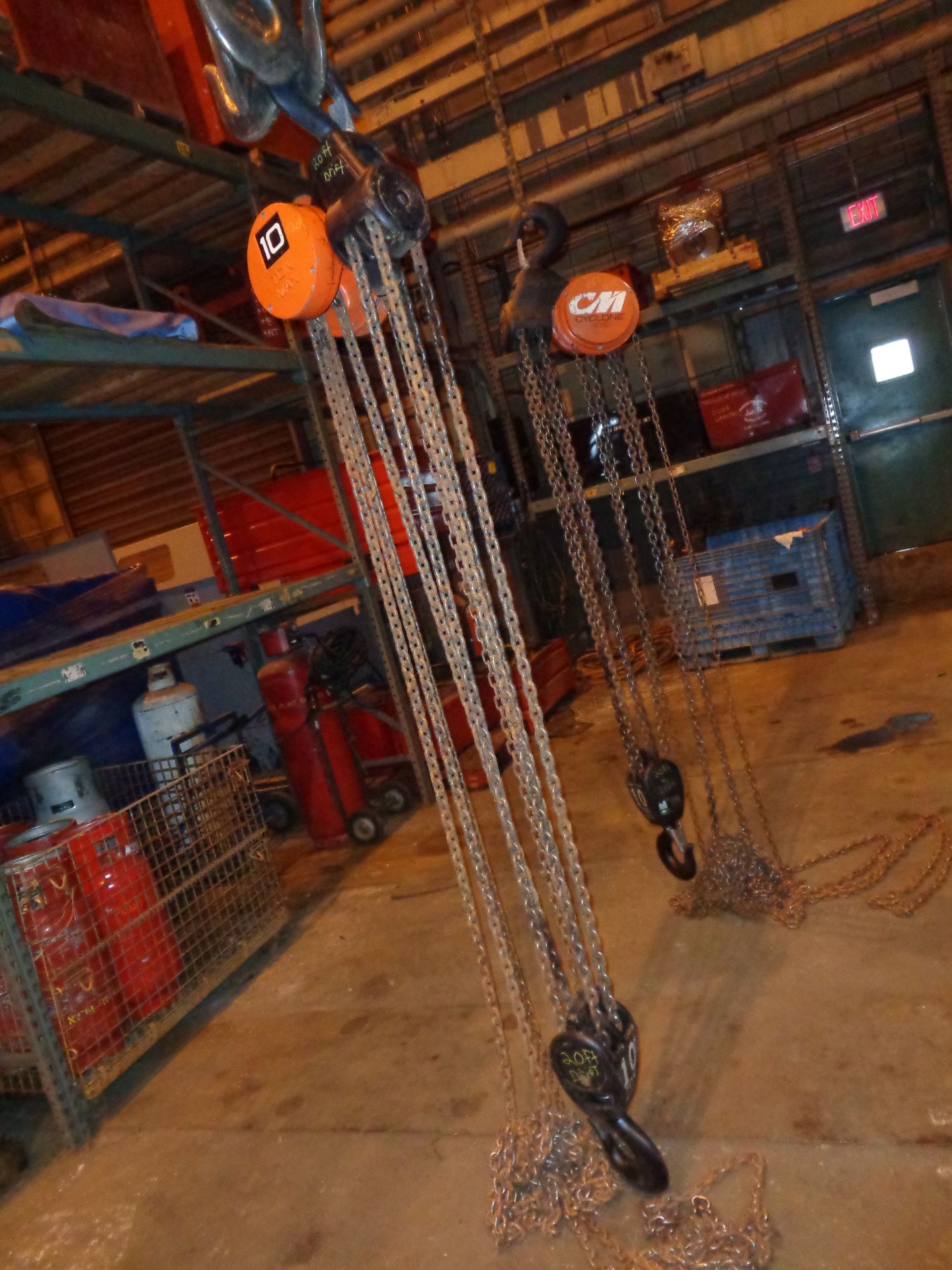 Lot of Two 10 Ton Chain Hoist ( 507) - Image 9 of 10