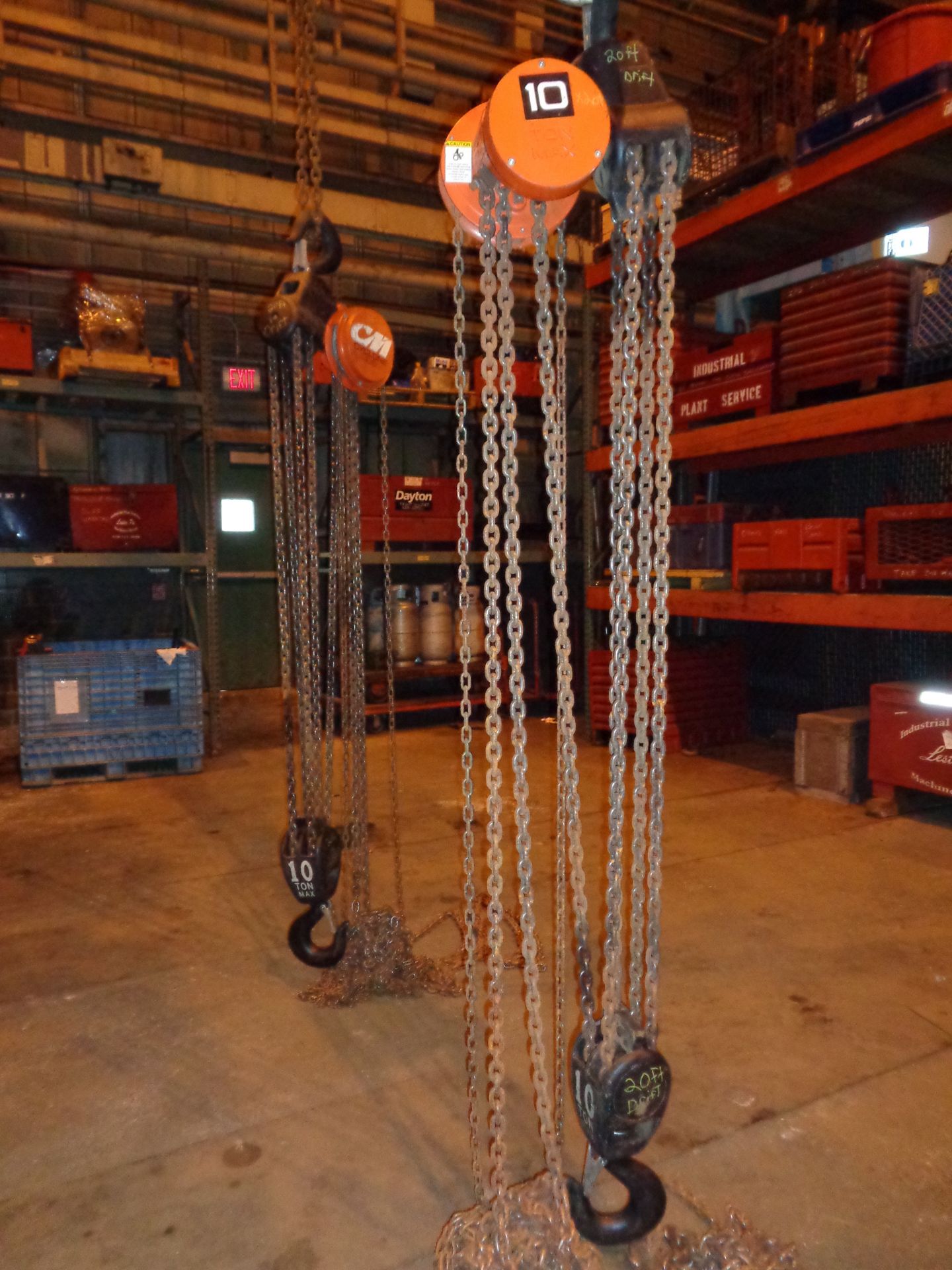 Lot of Two 10 Ton Chain Hoist ( 507) - Image 6 of 10