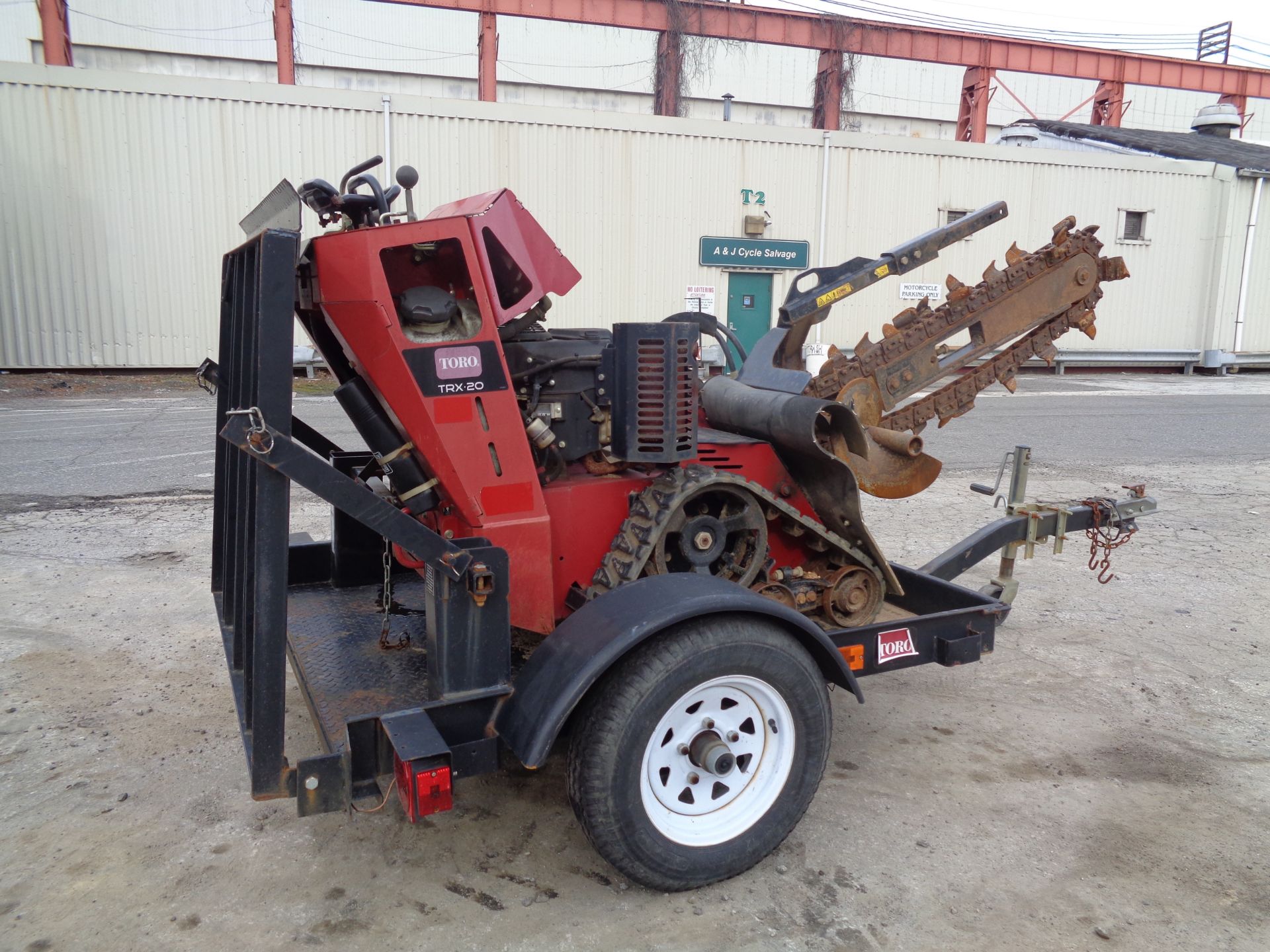 Toro TRX20 Trencher w/ Trailer - Image 17 of 19